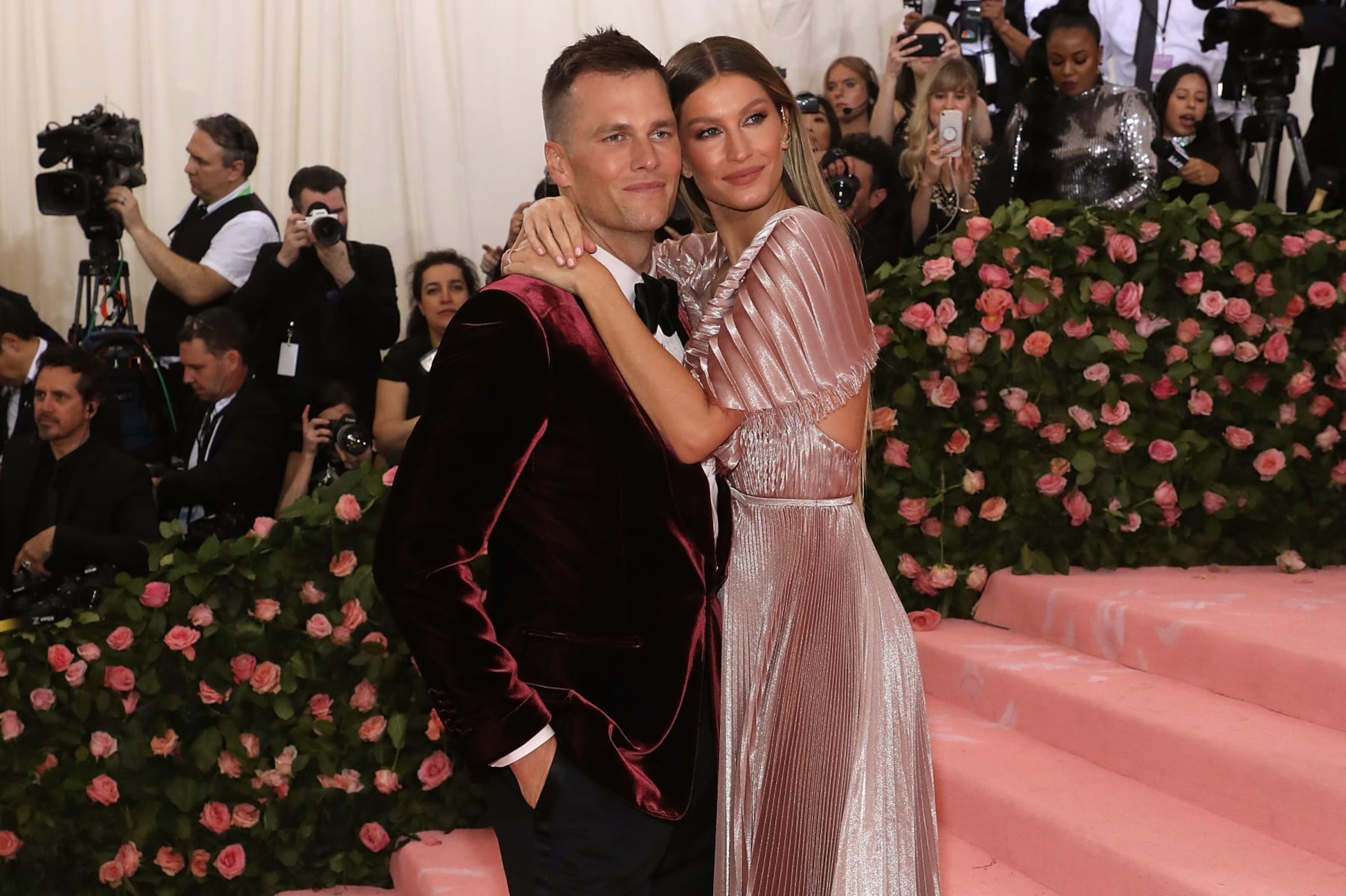 NEW YORK, NY - MAY 06:  Gisele Bundchen and Tom Brady attend the 2019 Met Gala celebrating "Camp: Notes on Fashion" at The Metropolitan Museum of Art on May 6, 2019 in New York City.  (Photo by Taylor Hill/FilmMagic)