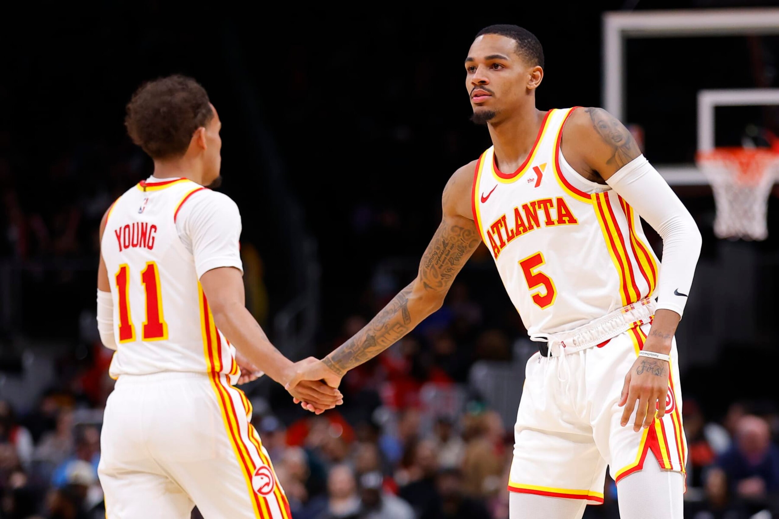 Trae Young and Dejounte Murray Trae Young and Dejounte Murray