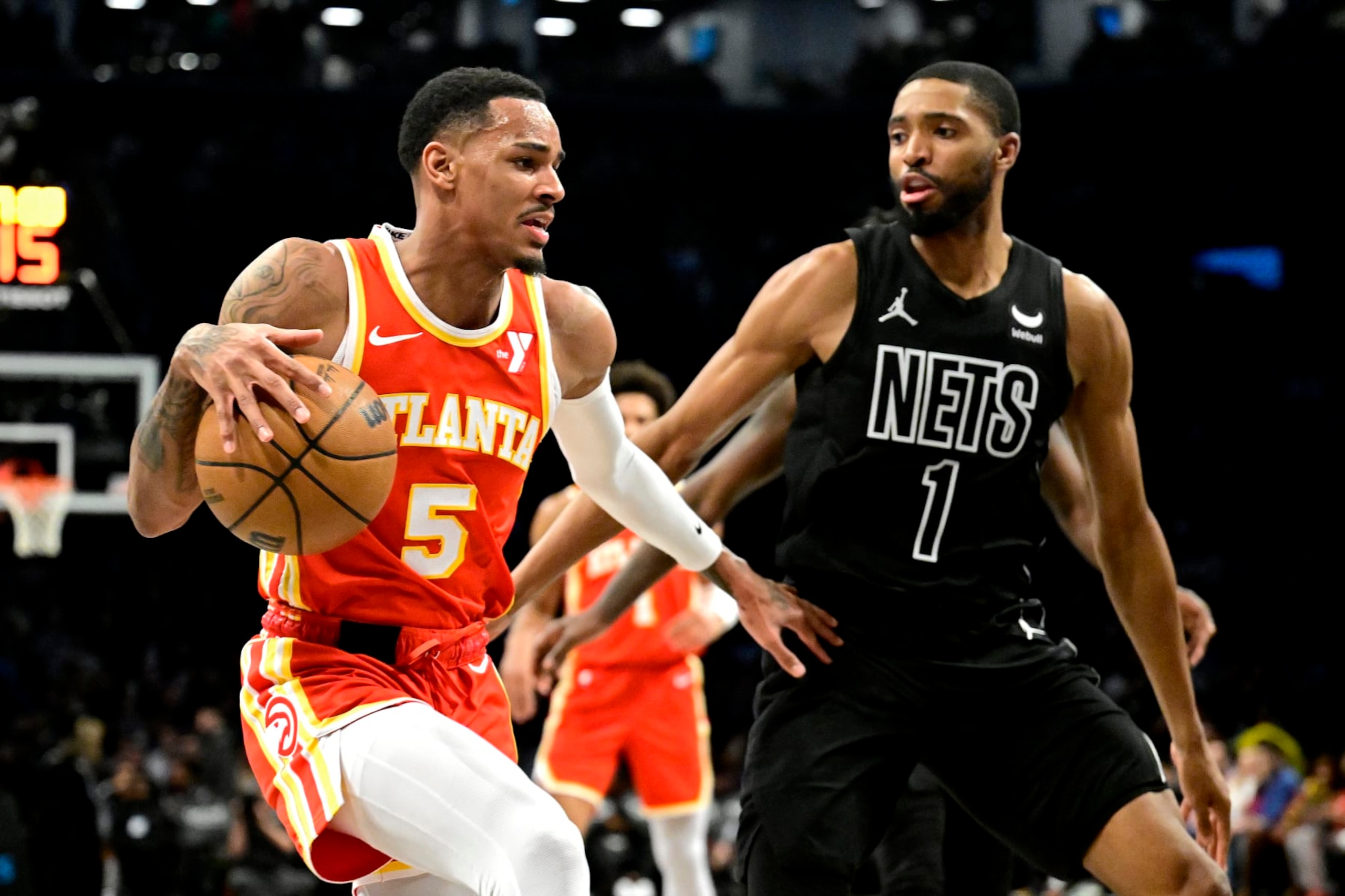 Dejounte Murray and Mikal Bridges