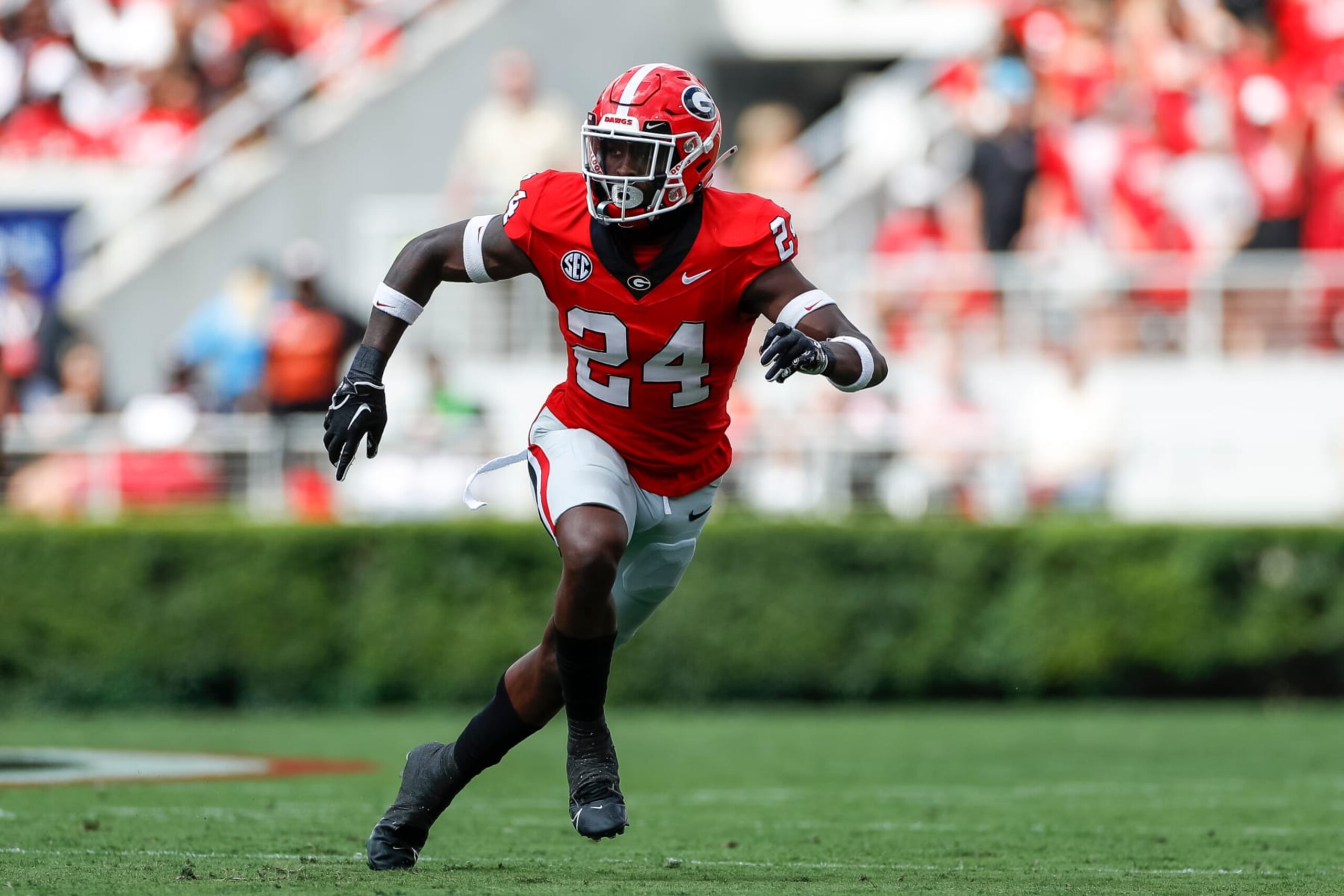 Georgia safety Malaki Starks Georgia safety Malaki Starks