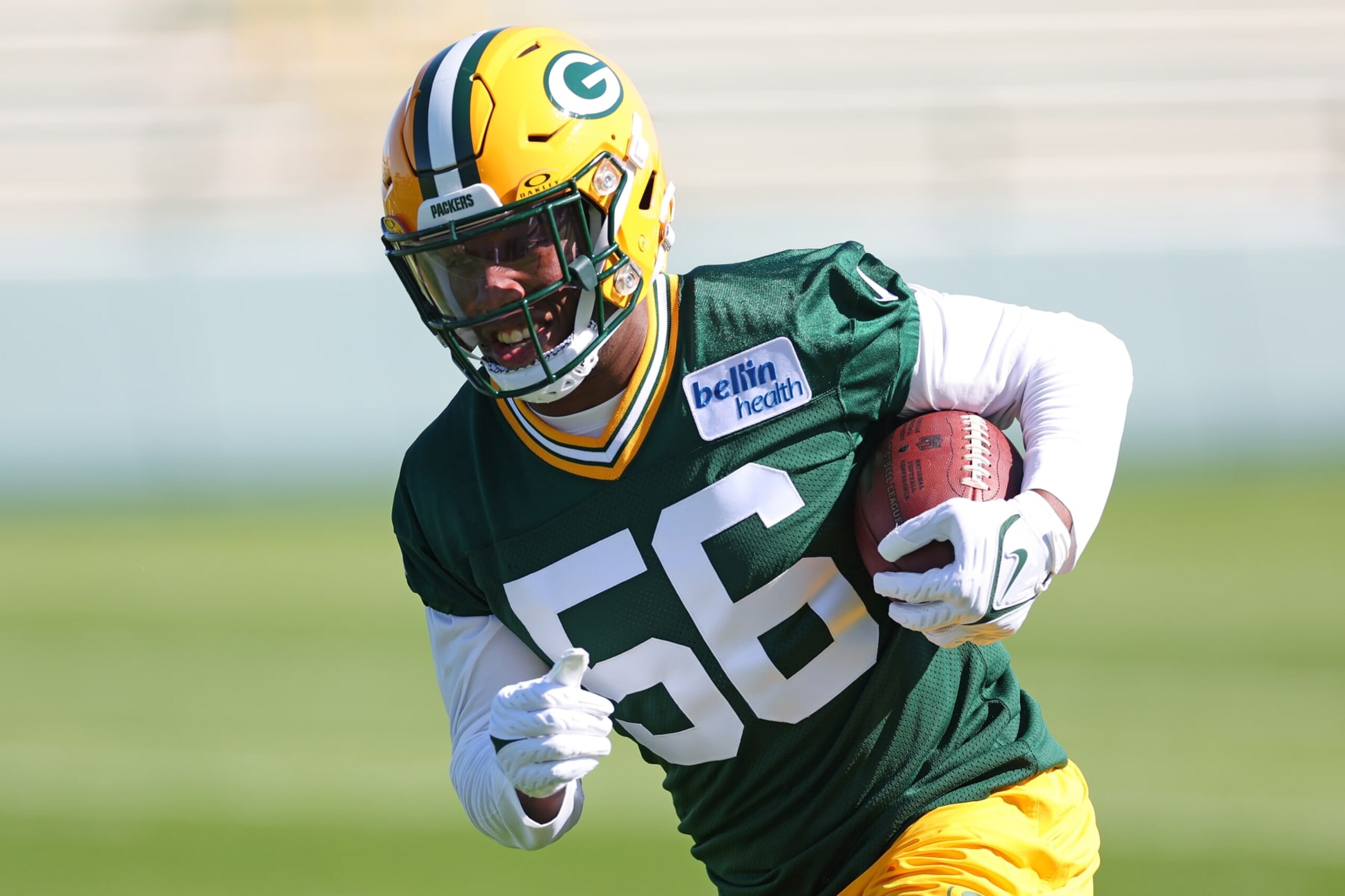 Packers rookie linebacker Edgerrin Cooper
