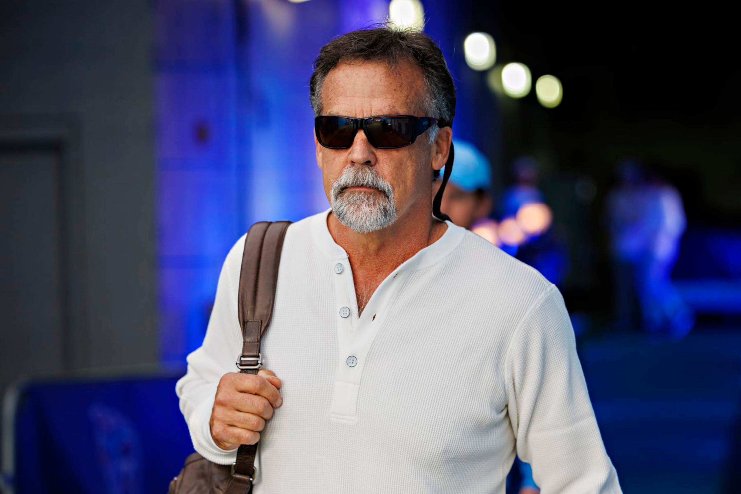 NASHVILLE, TENNESSEE - OCTOBER 29: Former Head Coach Jeff Fisher of the Tennessee Titans before the game against the Atlanta Falcons at Nissan Stadium on October 29, 2023 in Nashville, Tennessee. The Titans defeated the Falcons 28-23. (Photo by Wesley Hitt/Getty Images)