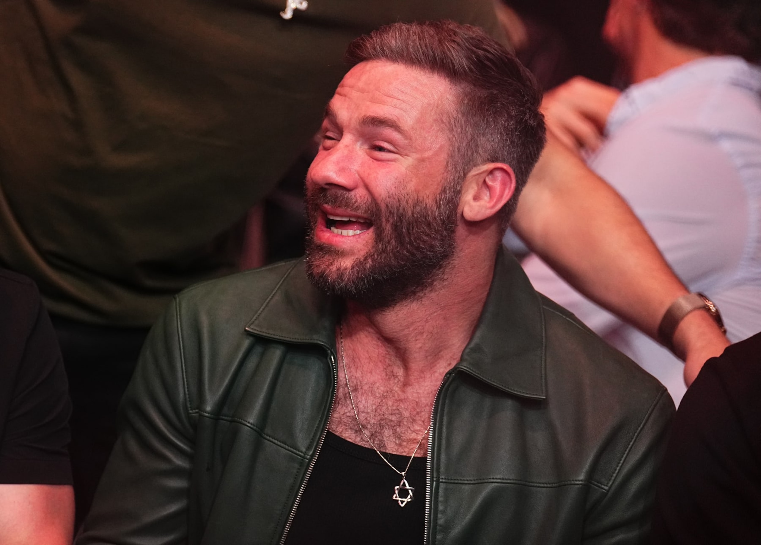MIAMI, FLORIDA - MARCH 09: Julian Edelman is seen in attendance during the UFC 299 event at Kaseya Center on March 09, 2024 in Miami, Florida. (Photo by Chris Unger/Zuffa LLC via Getty Images)