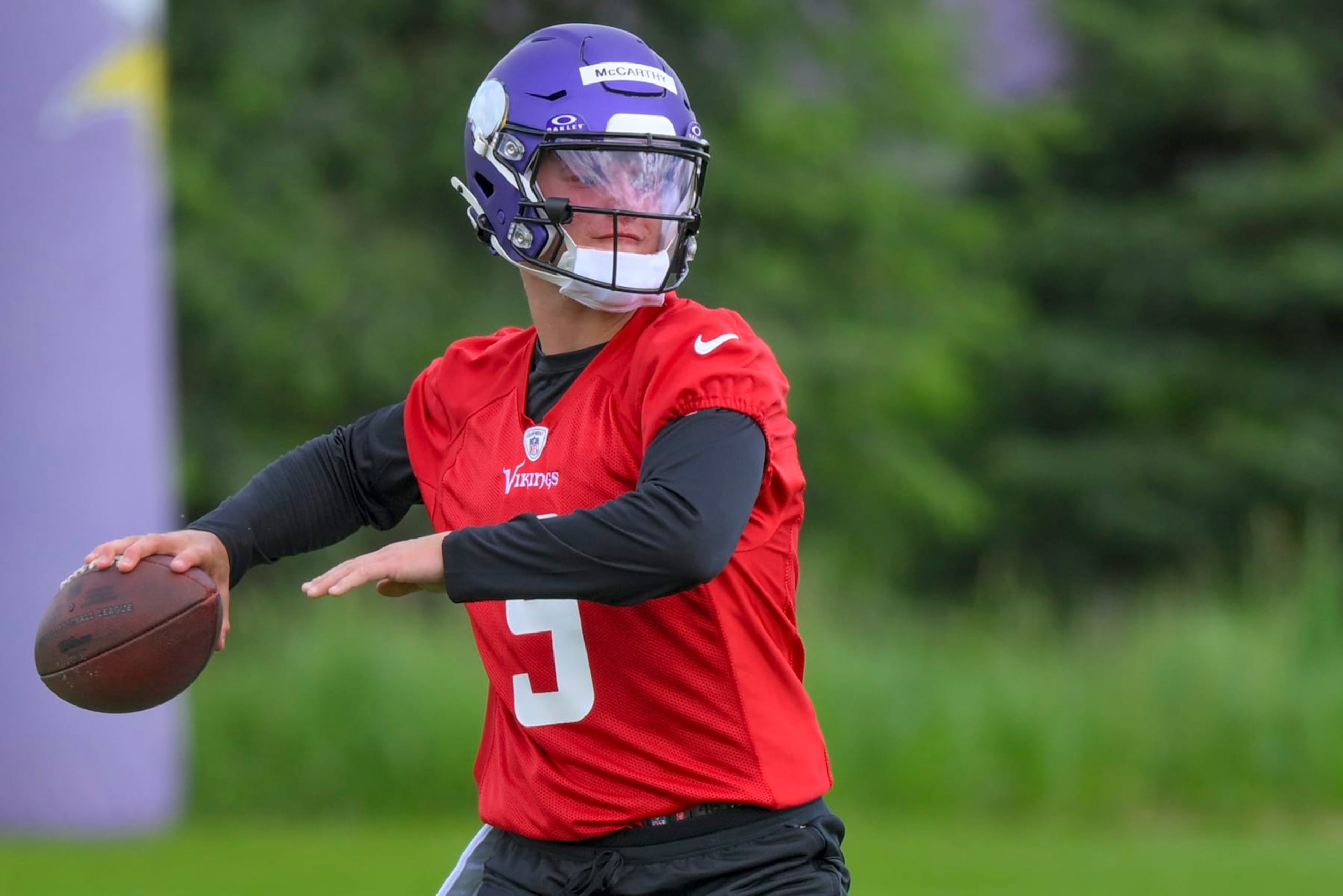 New Vikings QB J.J. McCarthy New Vikings QB J.J. McCarthy