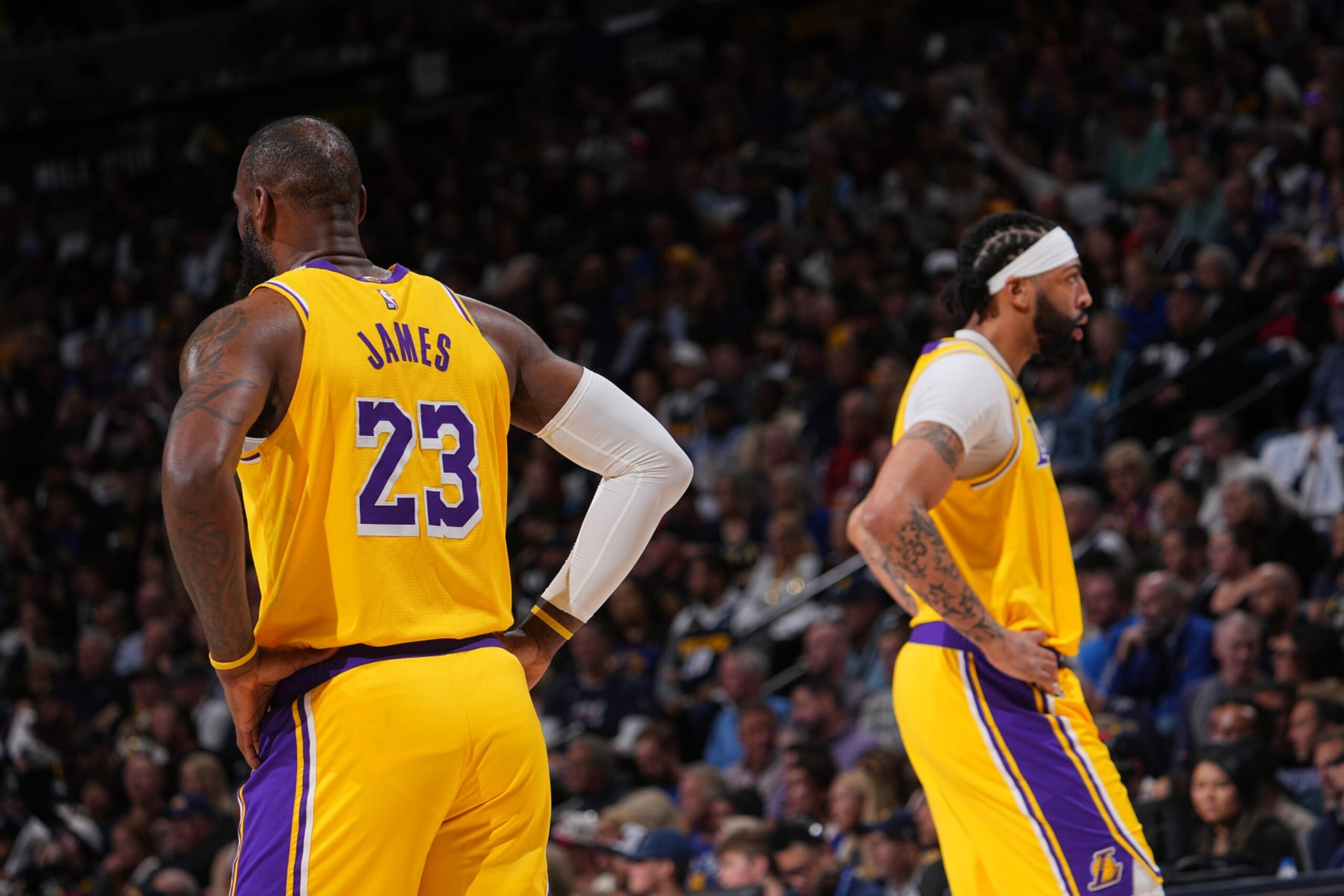 LeBron James and Anthony Davis