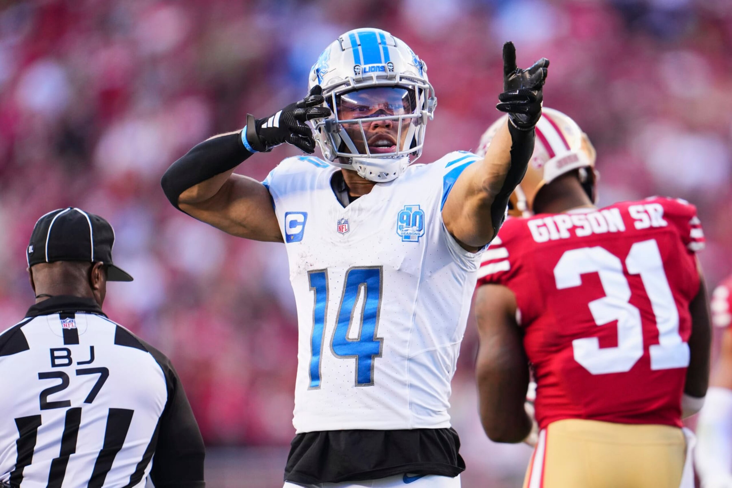 Detroit Lions wide receiver Amon-Ra St. Brown