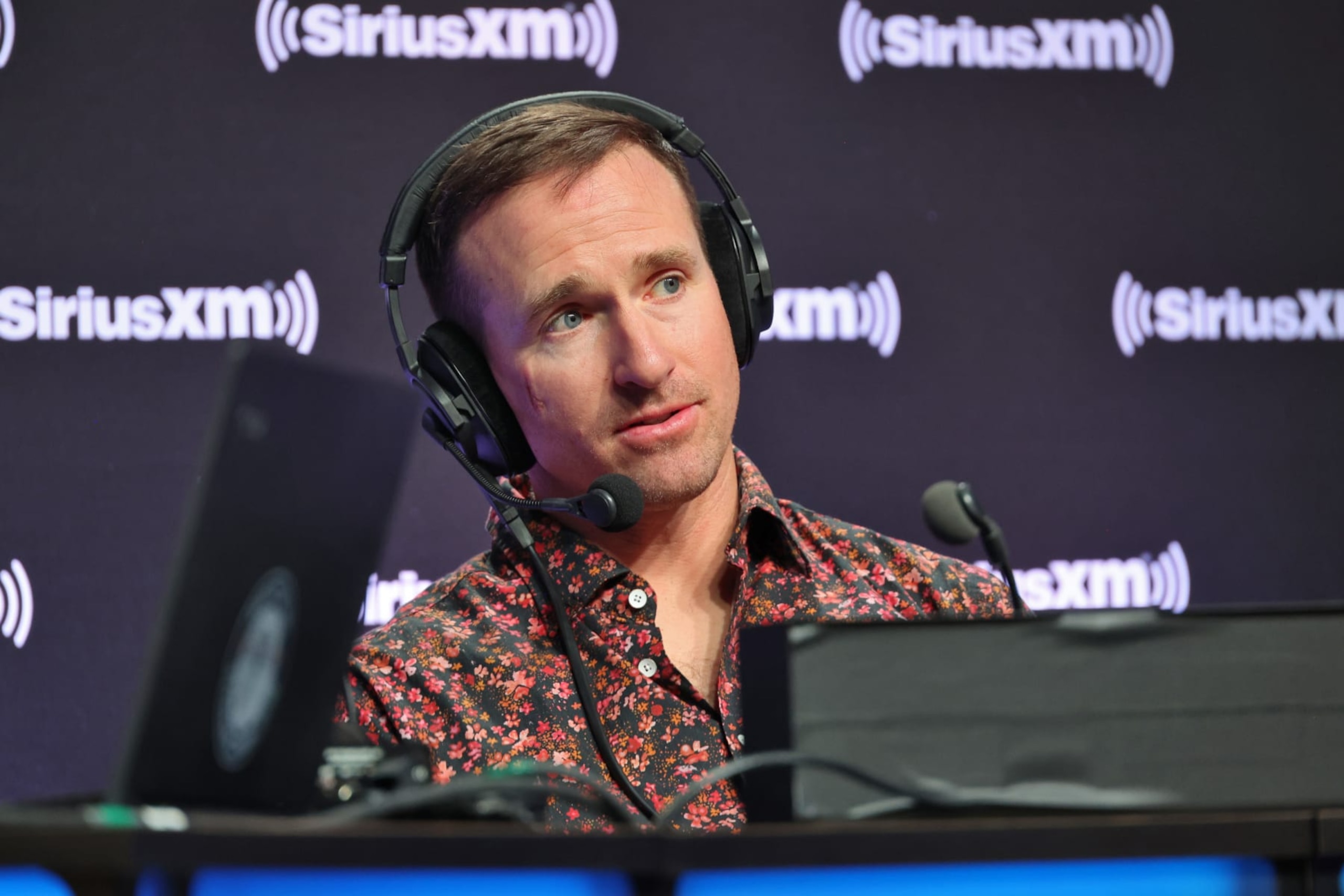 PHOENIX, ARIZONA - FEBRUARY 10: Drew Brees attends SiriusXM At Super Bowl LVII on February 10, 2023 in Phoenix, Arizona. (Photo by Cindy Ord/Getty Images for SiriusXM) PHOENIX, ARIZONA - FEBRUARY 10: Drew Brees attends SiriusXM At Super Bowl LVII on February 10, 2023 in Phoenix, Arizona. (Photo by Cindy Ord/Getty Images for SiriusXM)