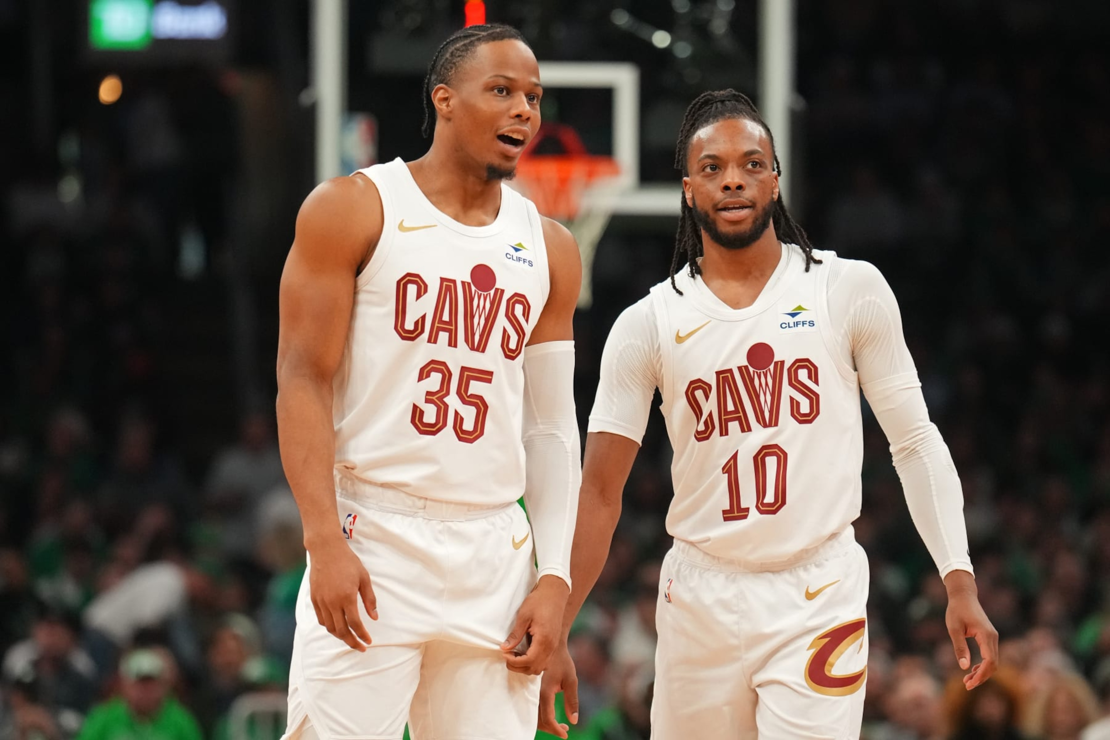 Isaac Okoro and Darius Garland Isaac Okoro and Darius Garland