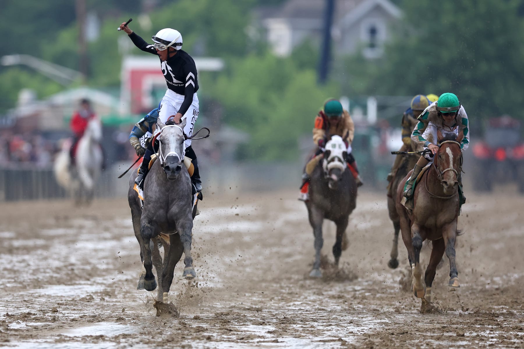 Seize the Grey winning the 2024 Preakness