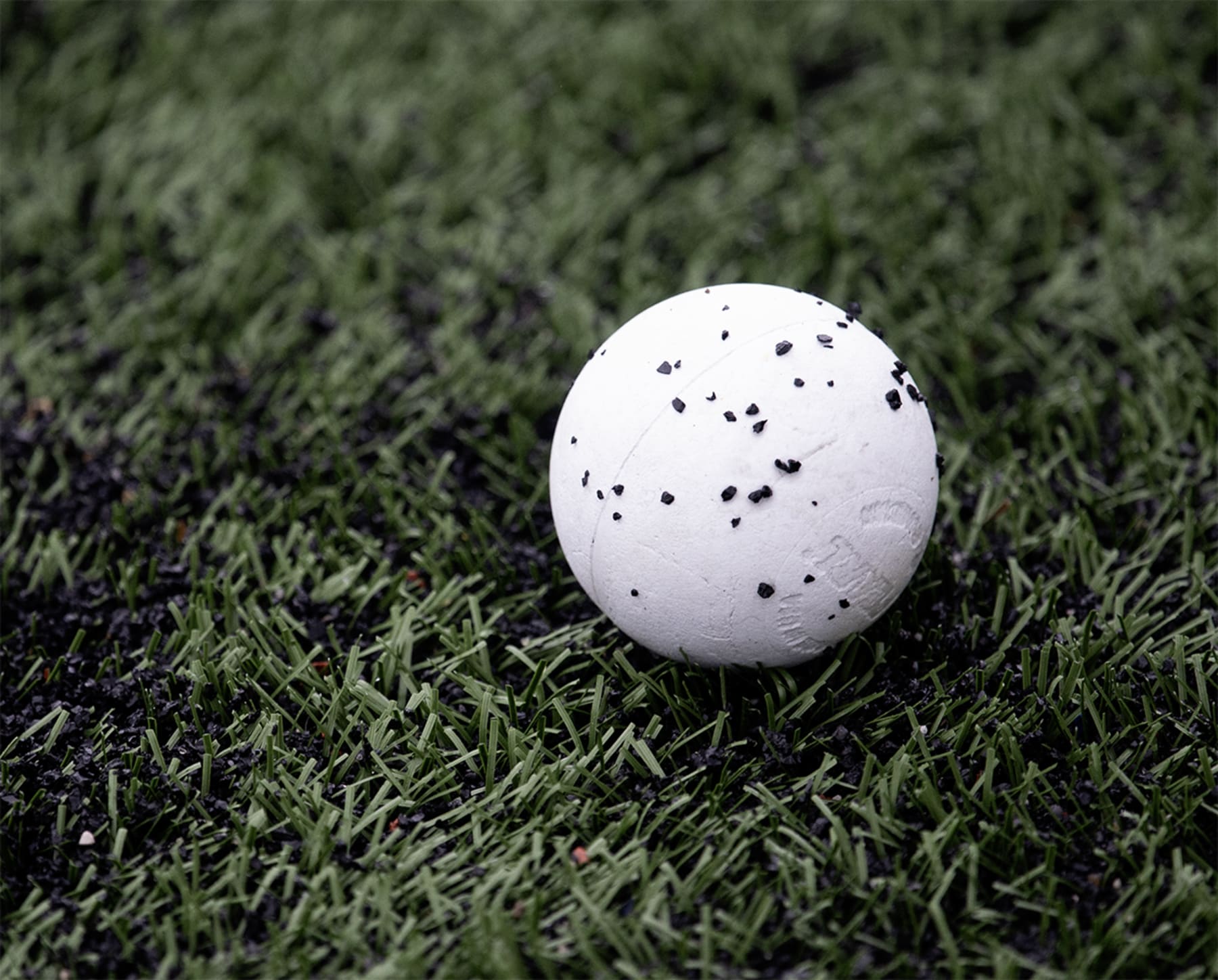 BETHESDA,MD MAY10: a lacrosse ball on the sideline of in the IAC lacrosse championship game between Georgetown Prep and Landon  on May 10, 2024 in Bethesda, MD (Photo by Mark Gail /for The Washington Post via Getty Images)