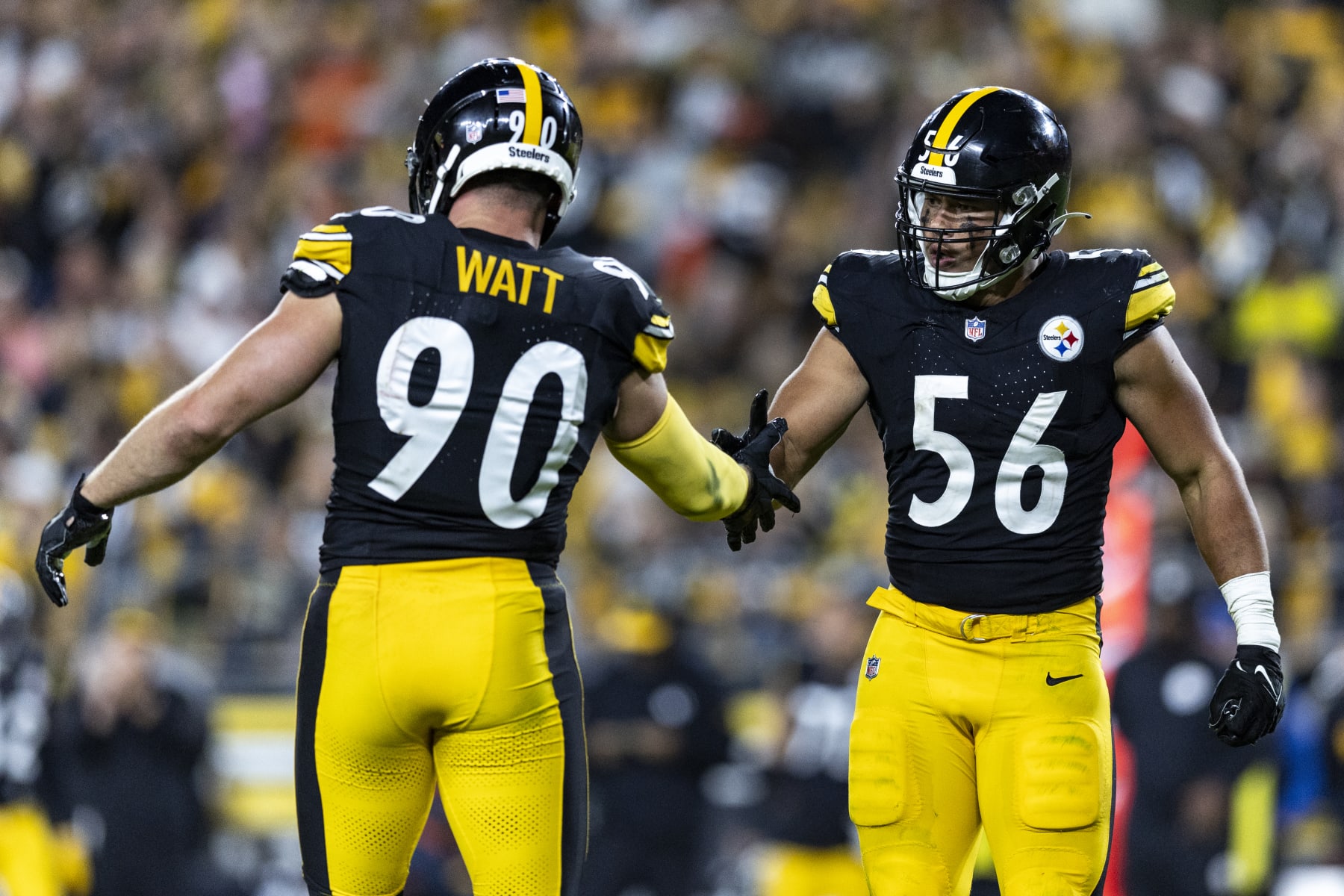 T.J. Watt and Alex Highsmith