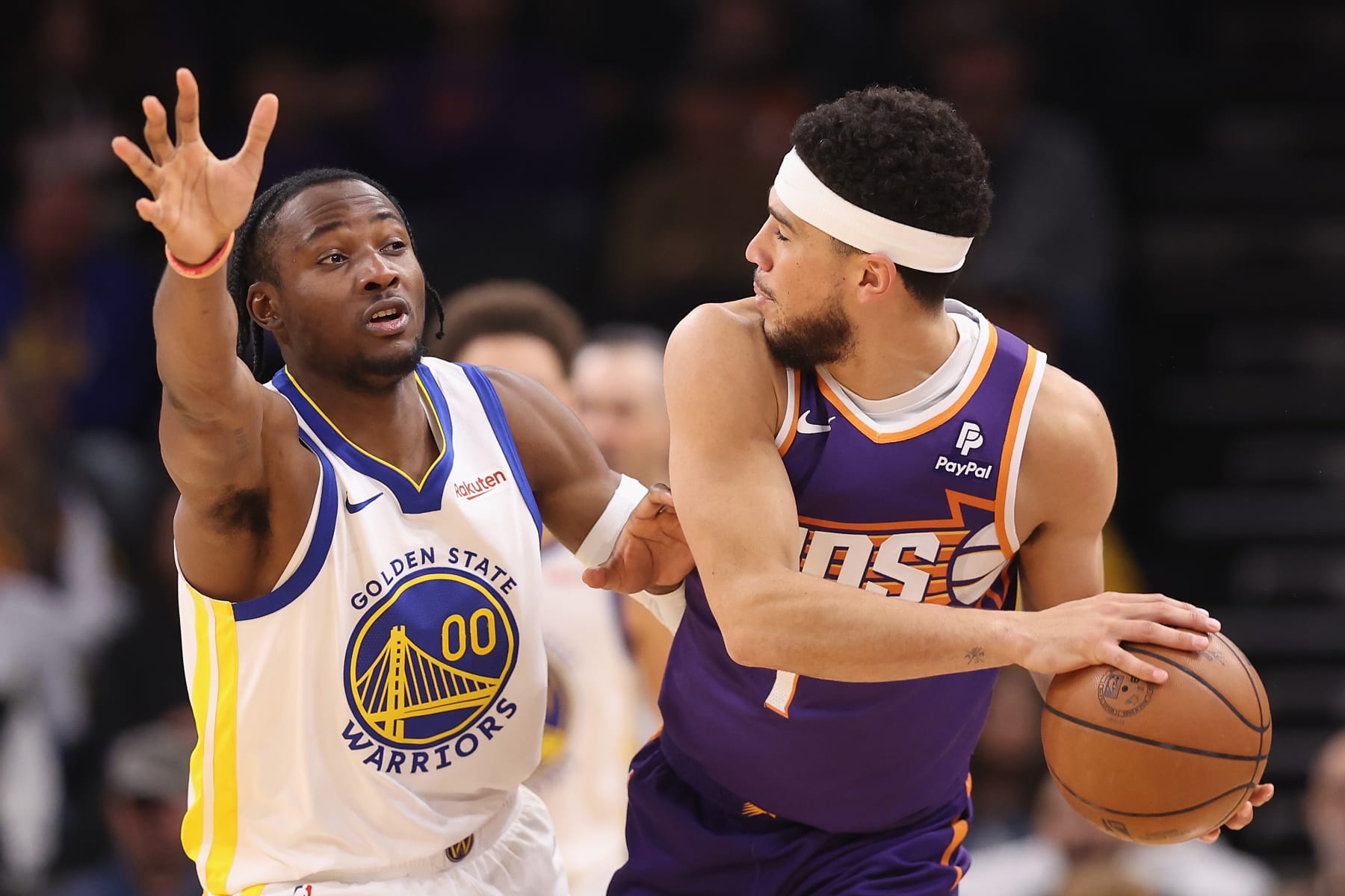 Jonathan Kuminga and Devin Booker