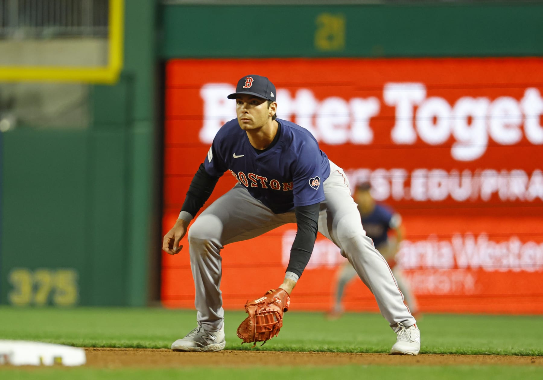 PITTSBURGH, PA - APRIL 19:  Triston Casas #36 of the Boston Red Sox in action during inter-league play against the Pittsburgh Pirates at PNC Park on April 19, 2024 in Pittsburgh, Pennsylvania.  (Photo by Justin K. Aller/Getty Images)