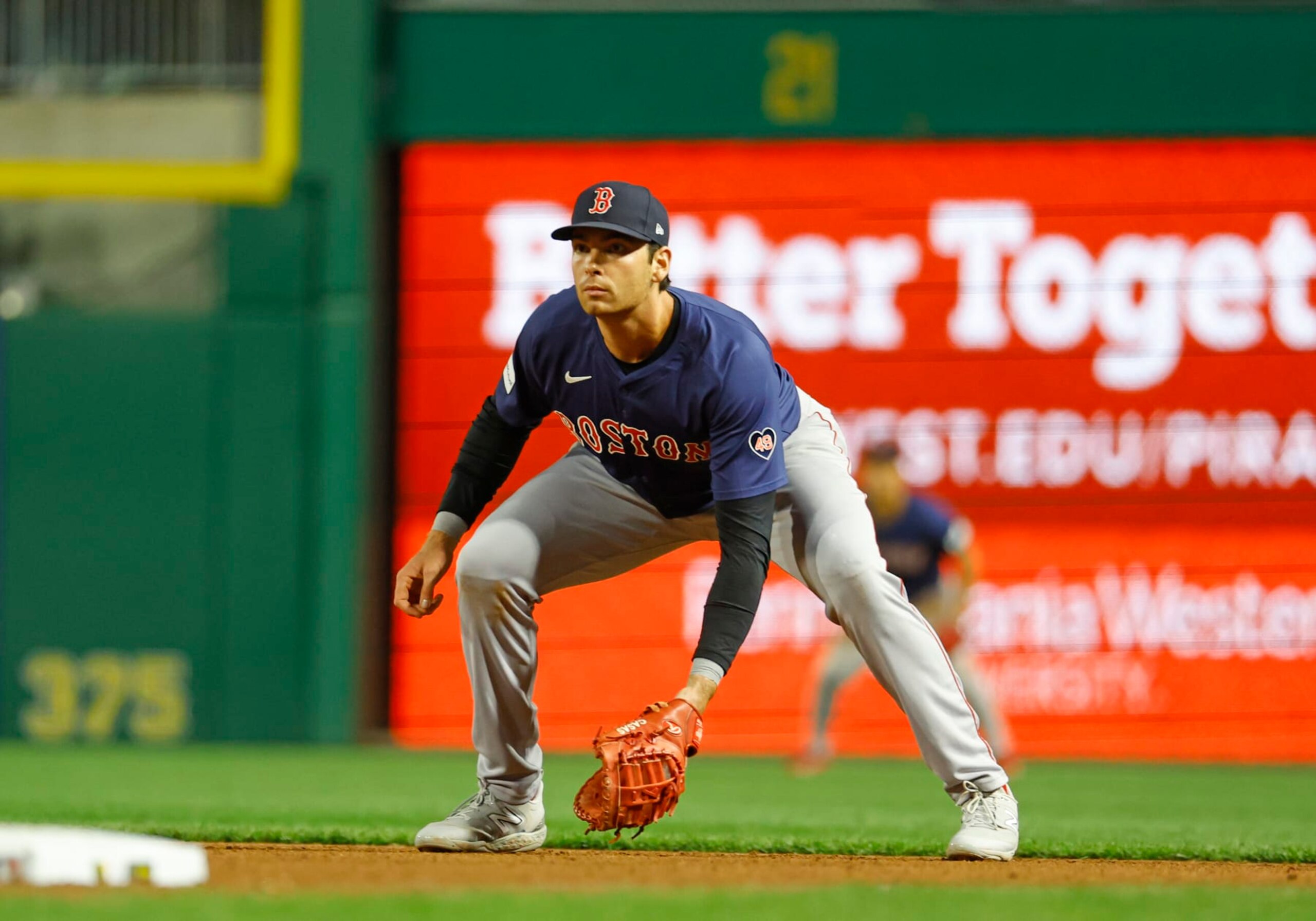 PITTSBURGH, PA - APRIL 19:  Triston Casas #36 of the Boston Red Sox in action during inter-league play against the Pittsburgh Pirates at PNC Park on April 19, 2024 in Pittsburgh, Pennsylvania.  (Photo by Justin K. Aller/Getty Images)