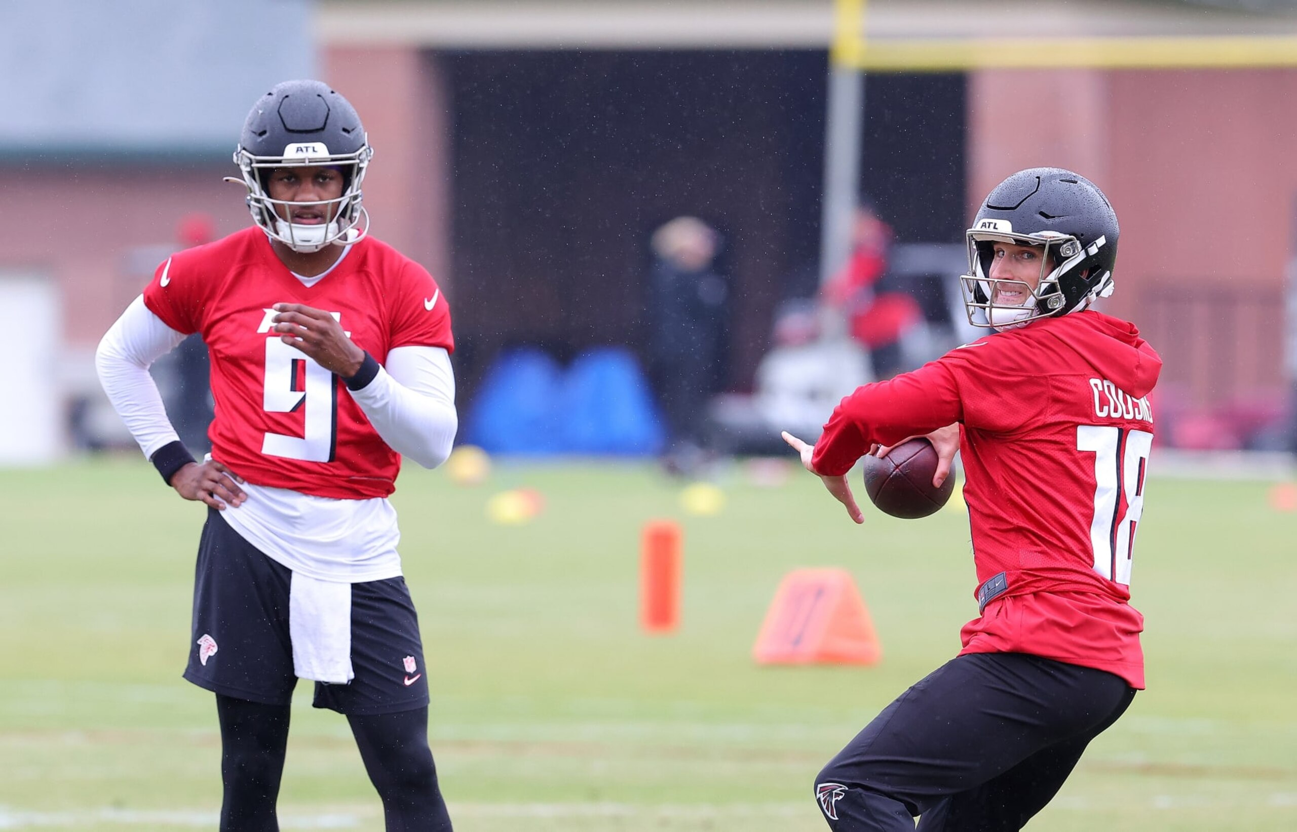 Michael Penix Jr. and Kirk Cousins