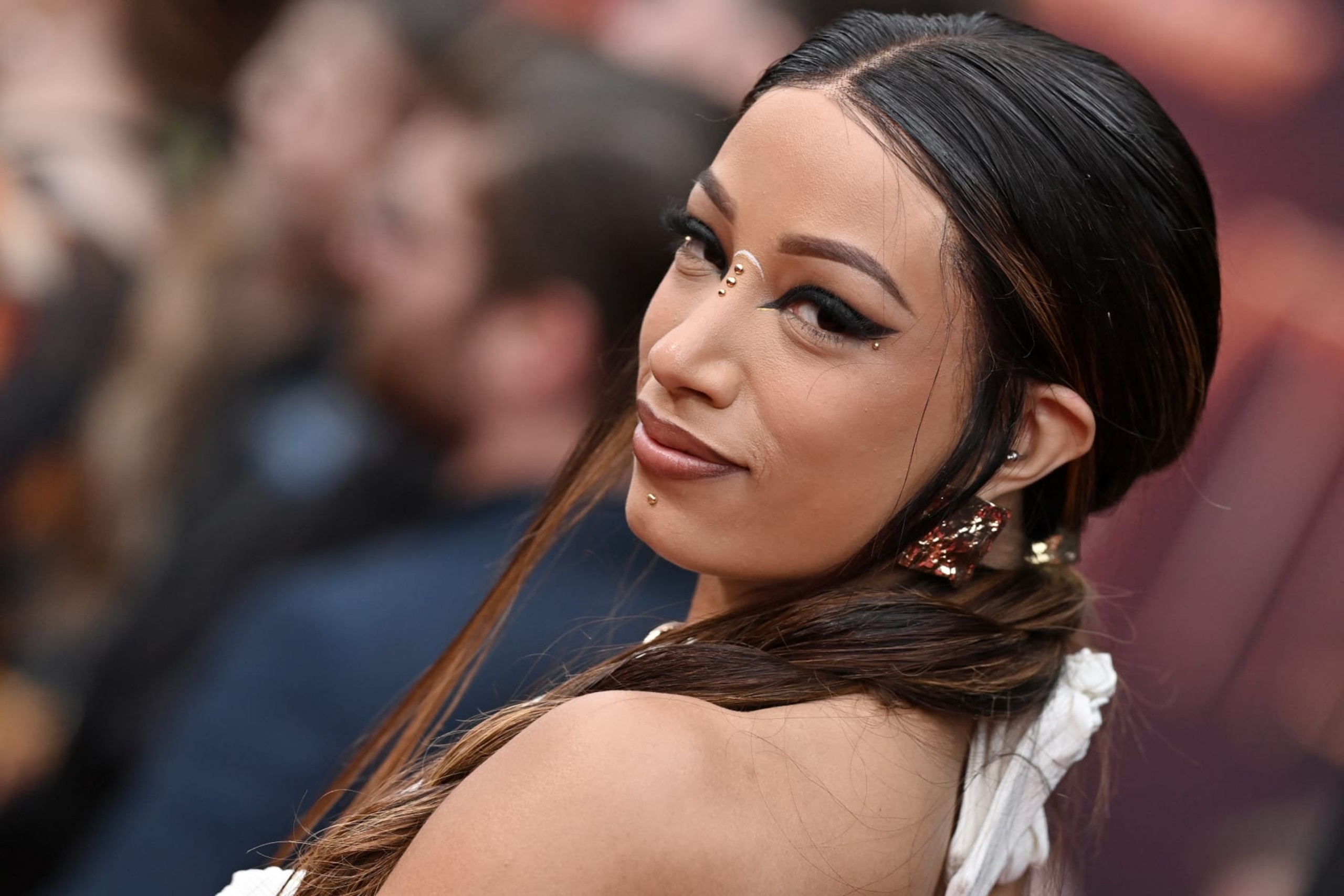 LOS ANGELES, CALIFORNIA - MAY 23: Mercedes Moné attends the Launch of Disney+ And Lucasfilm New TV Series "The Acolyte" at El Capitan Theatre on May 23, 2024 in Los Angeles, California. (Photo by Axelle/Bauer-Griffin/FilmMagic)