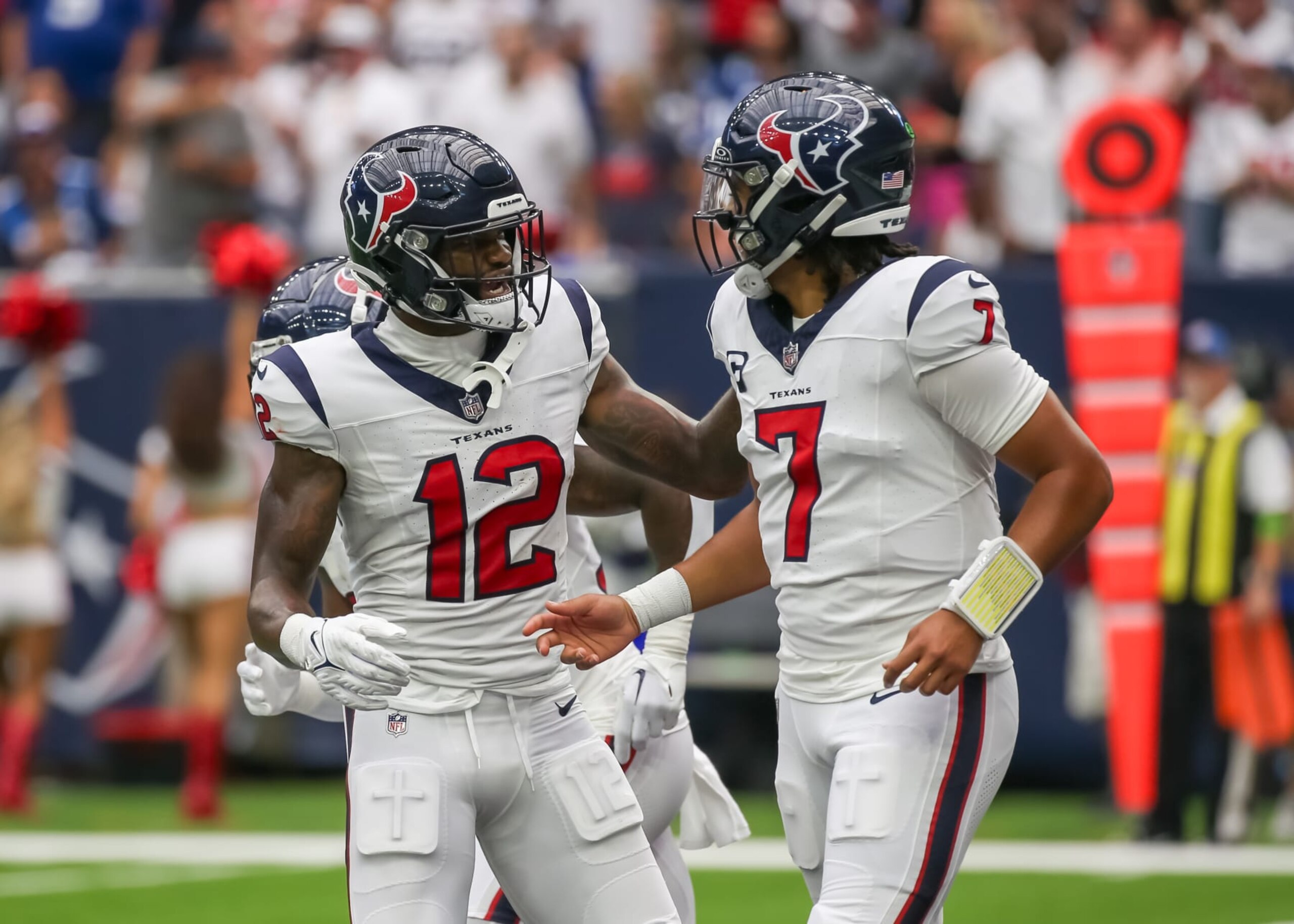 Nico Collins and C.J. Stroud