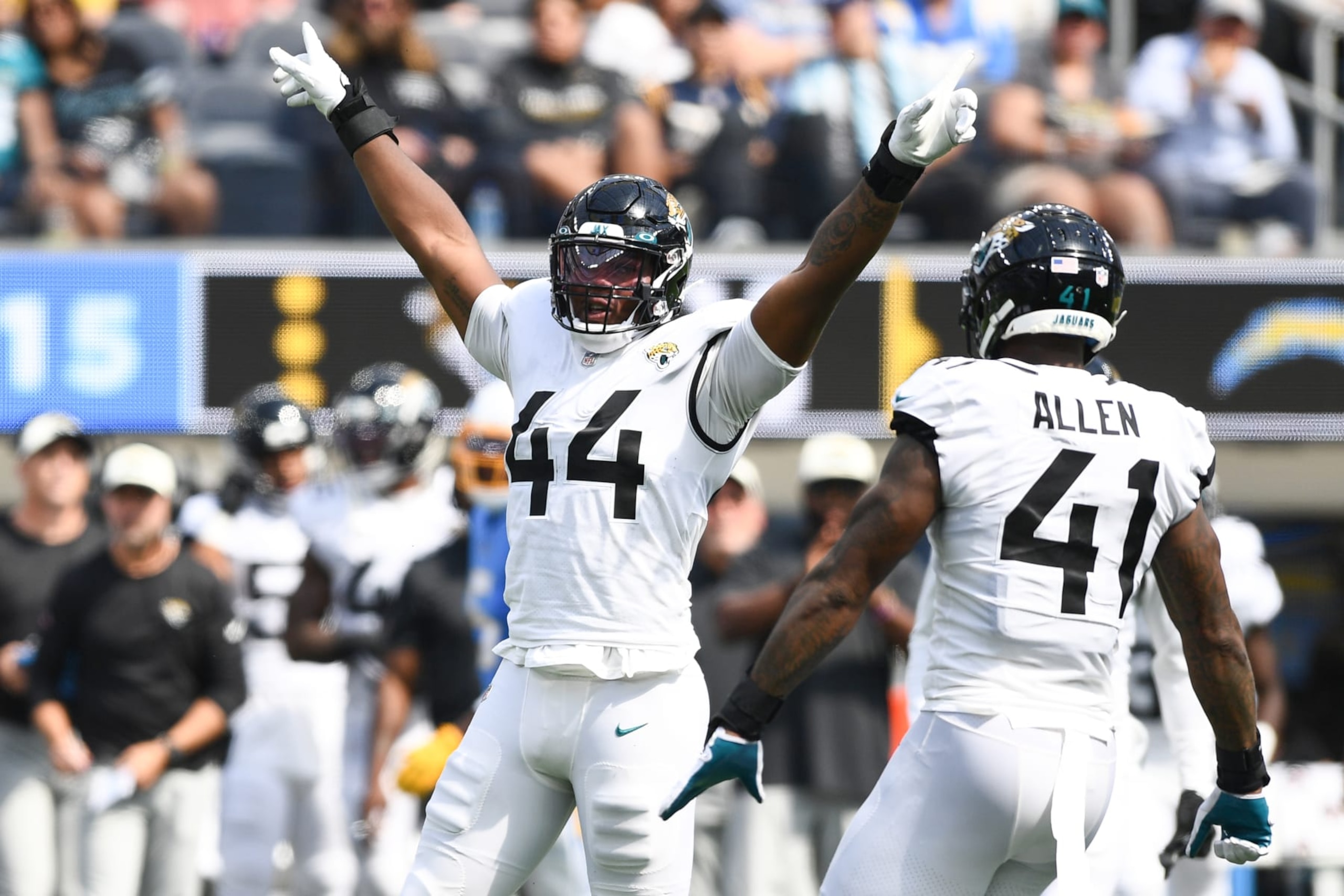 Travon Walker (left) and Josh Allen (right)