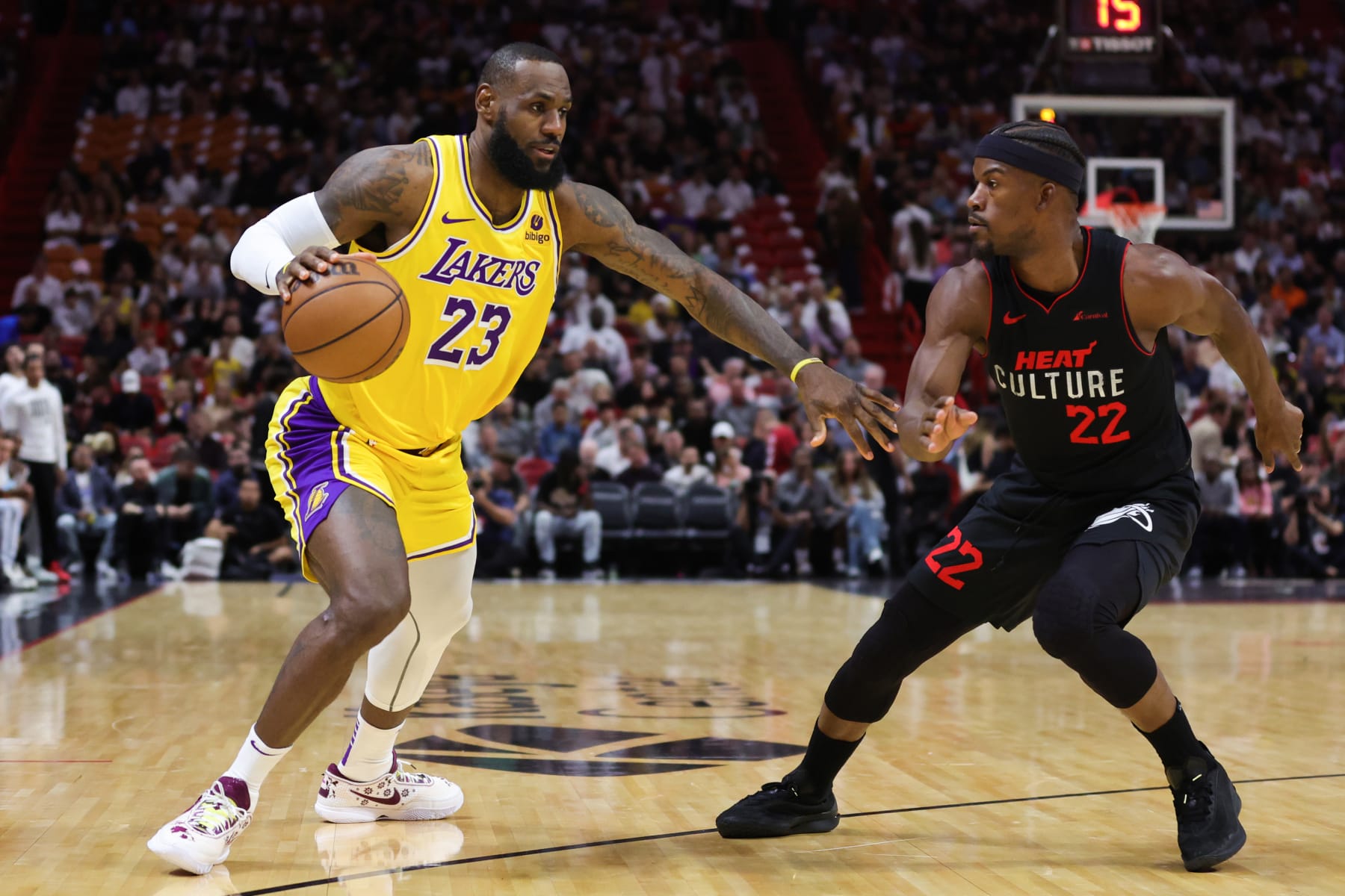 LeBron James and Jimmy Butler