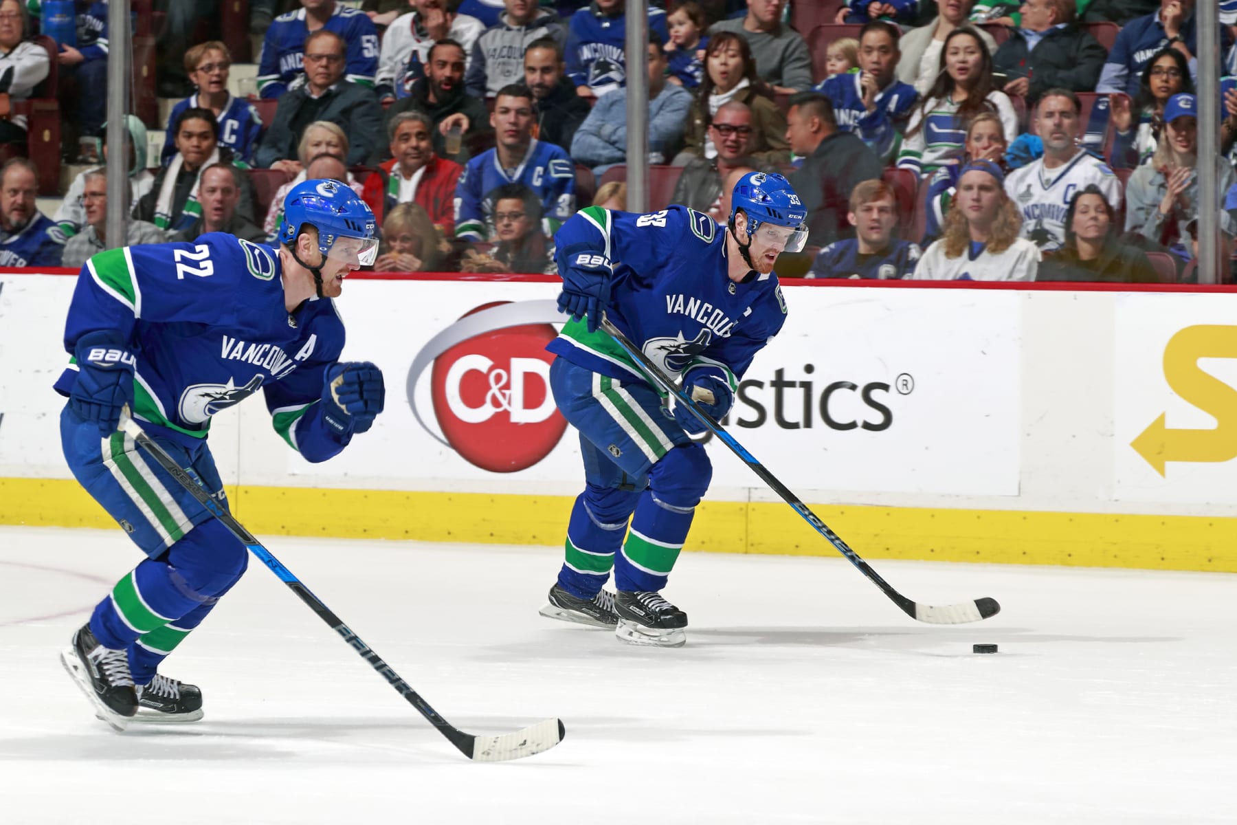 Daniel and Henrik Sedin. 