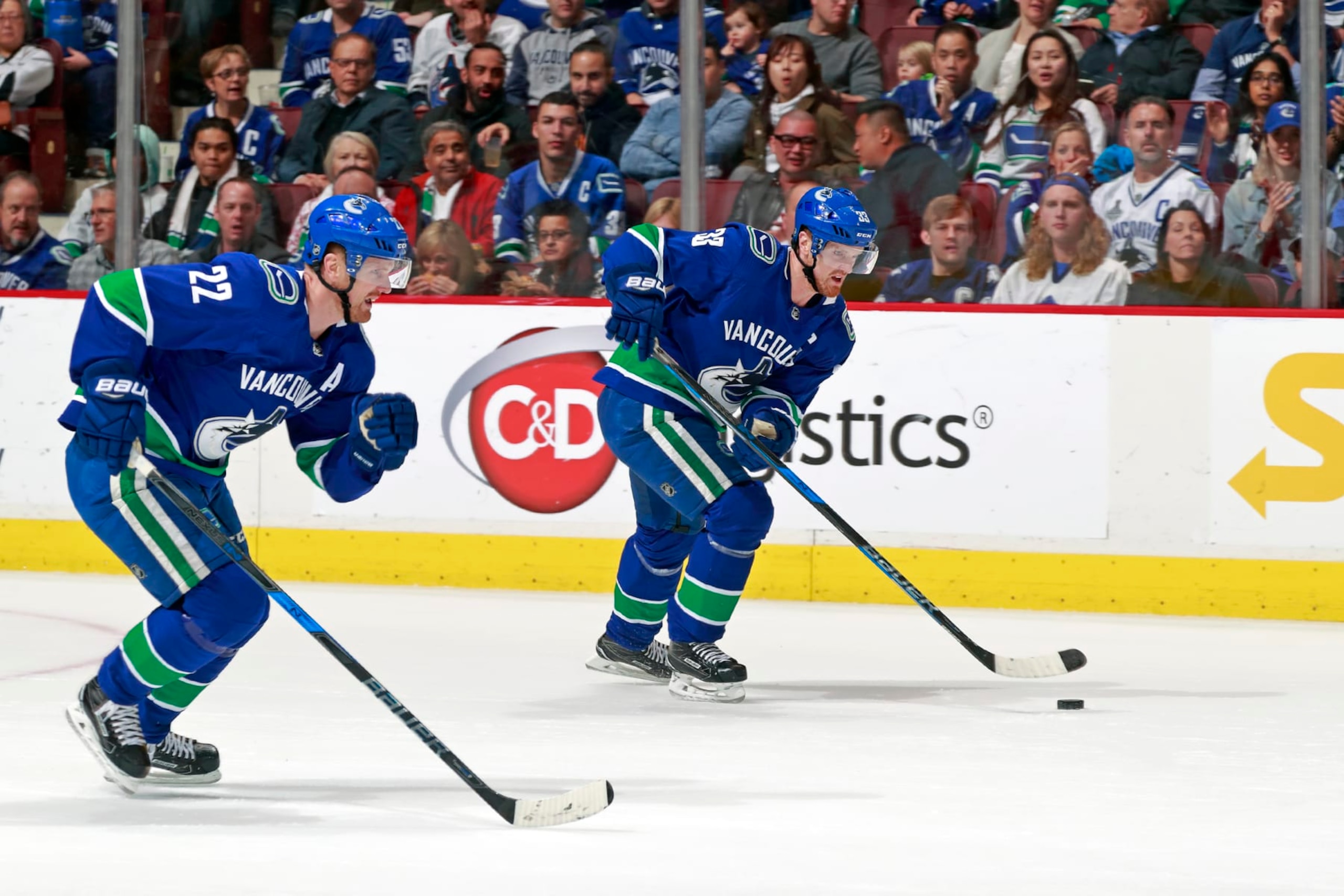 Daniel and Henrik Sedin. 
