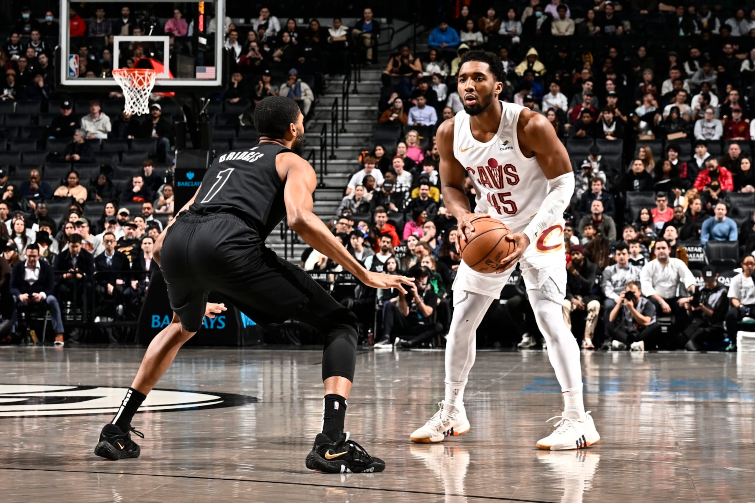 Mikal Bridges and Donovan Mitchell