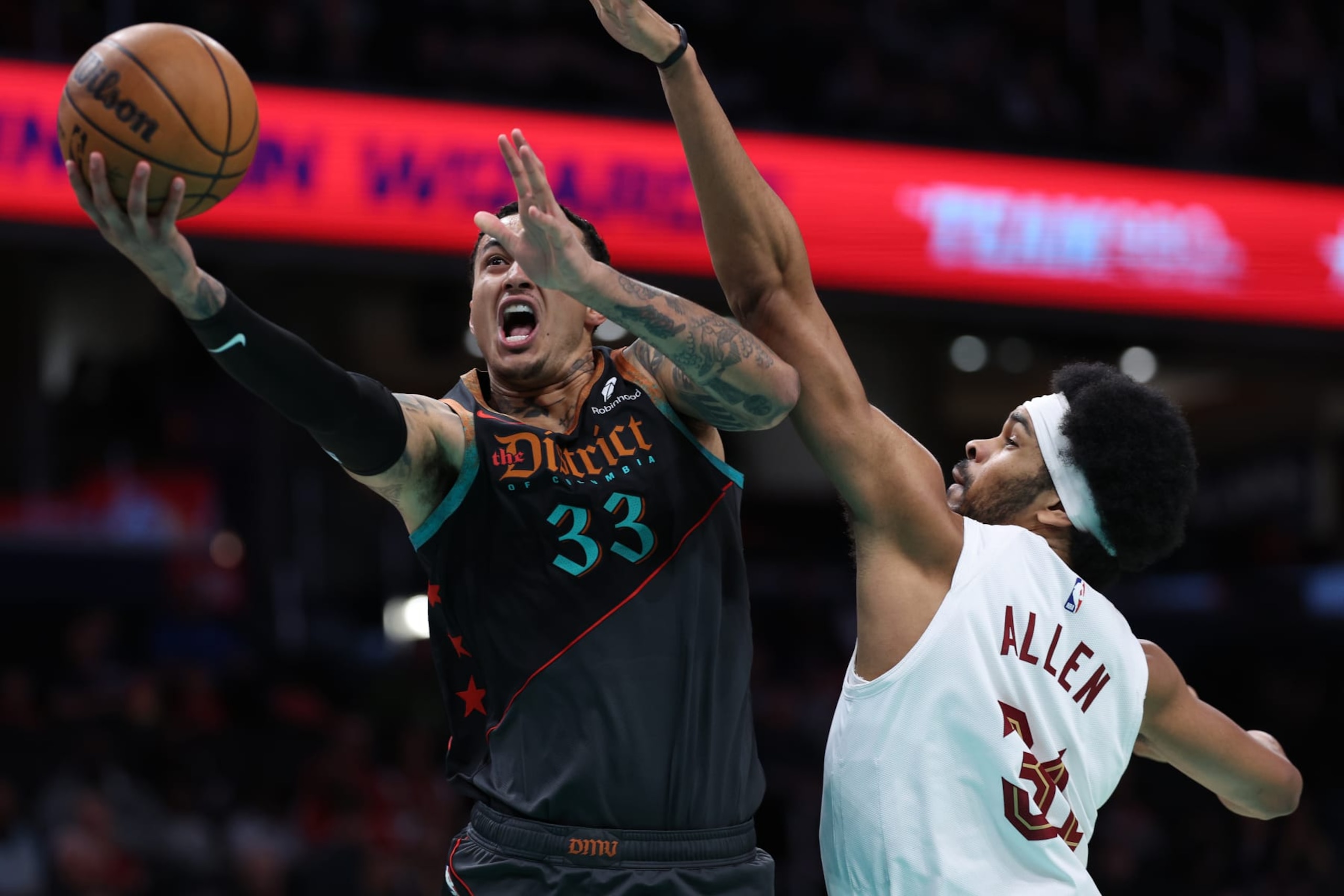 Kyle Kuzma and Jarrett Allen
