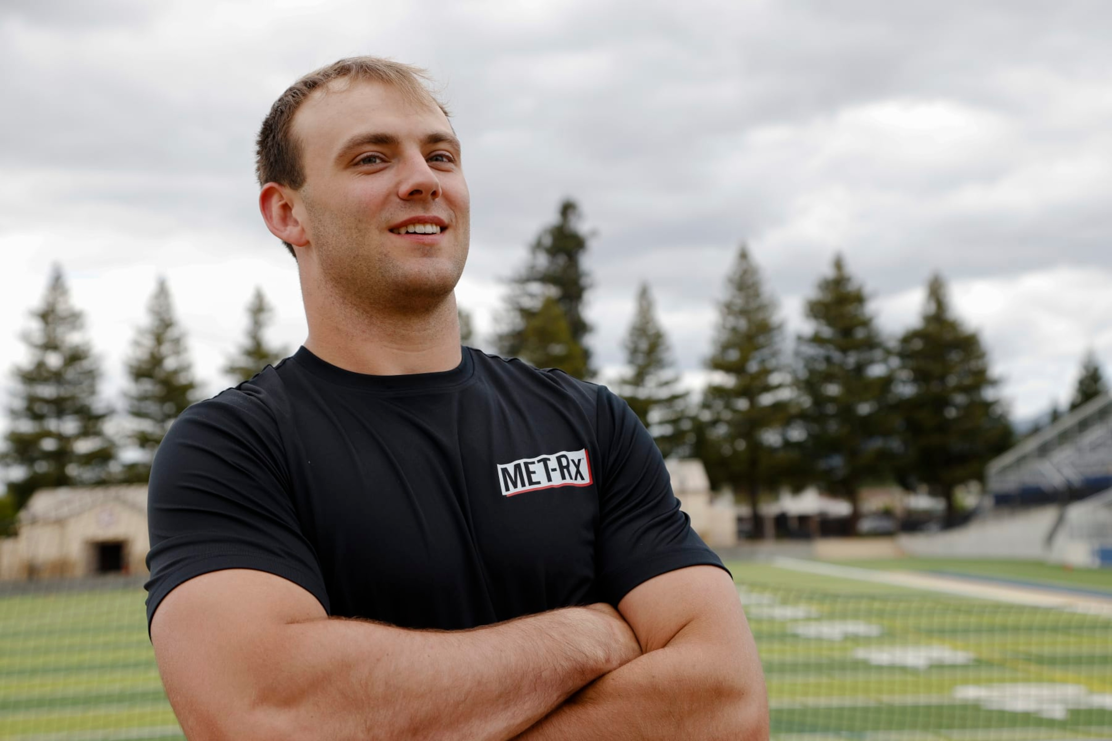 NAPA, CALIFORNIA - APRIL 24: Brock Bowers, University of Georgia tight end, trains in his hometown on April 24, 2024 in Napa, California. (Photo by Kimberly White/Getty Images for MET-Rx) NAPA, CALIFORNIA - APRIL 24: Brock Bowers, University of Georgia tight end, trains in his hometown on April 24, 2024 in Napa, California. (Photo by Kimberly White/Getty Images for MET-Rx)