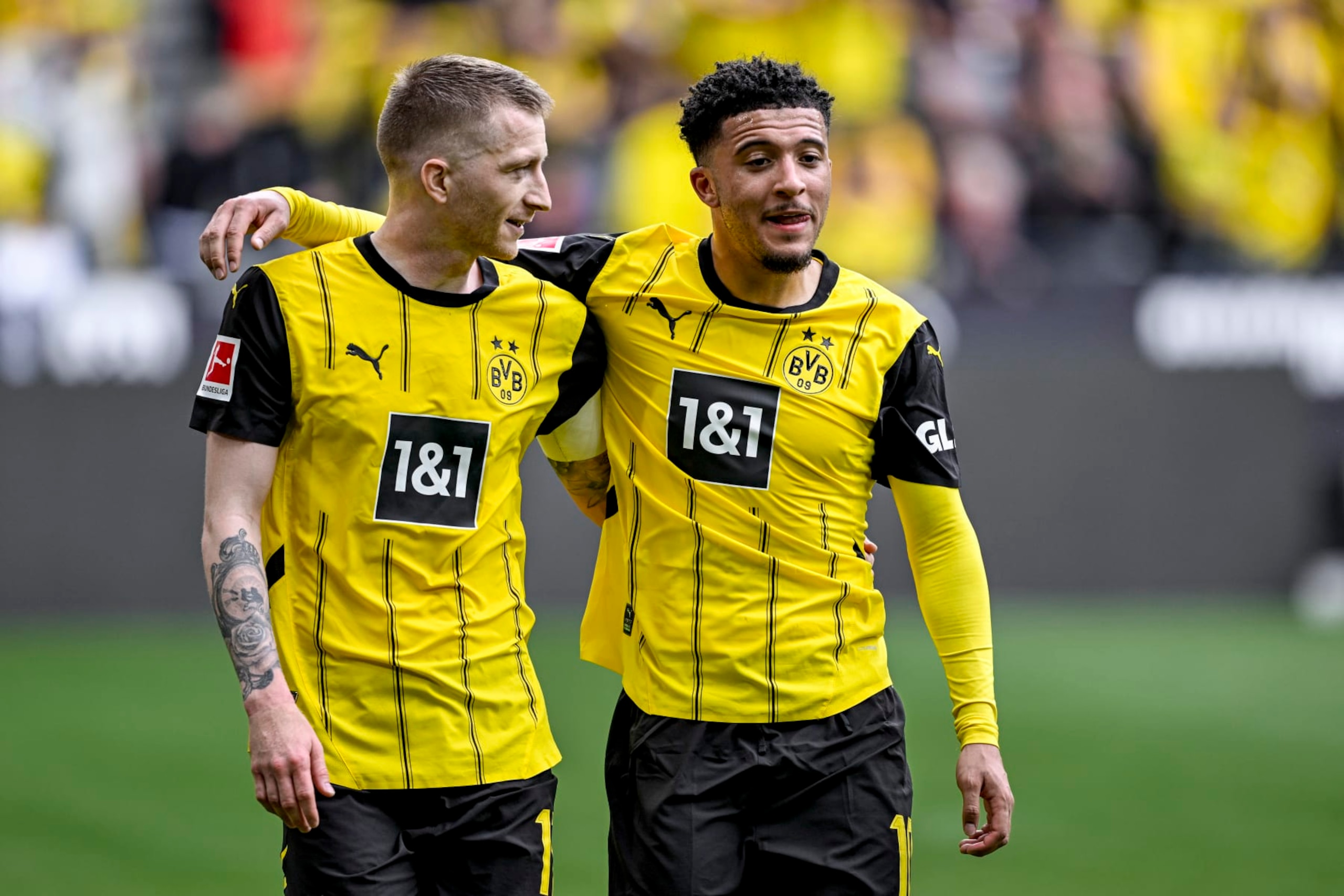 Marco Reus and Jadon Sancho.