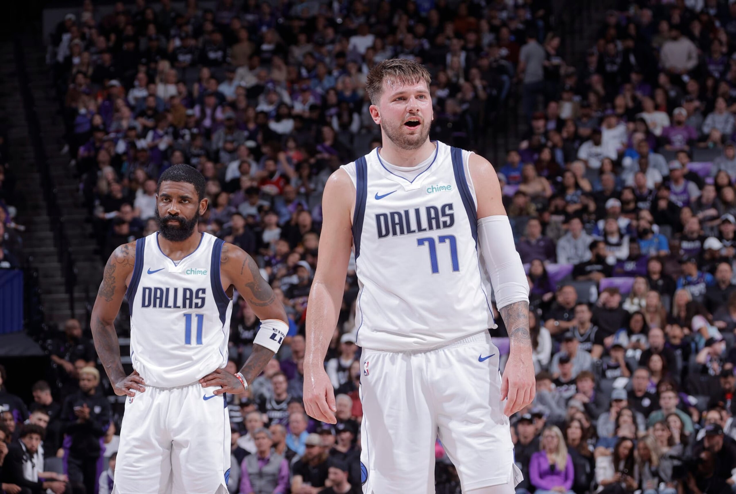 Kyrie Irving and Luka Doncic