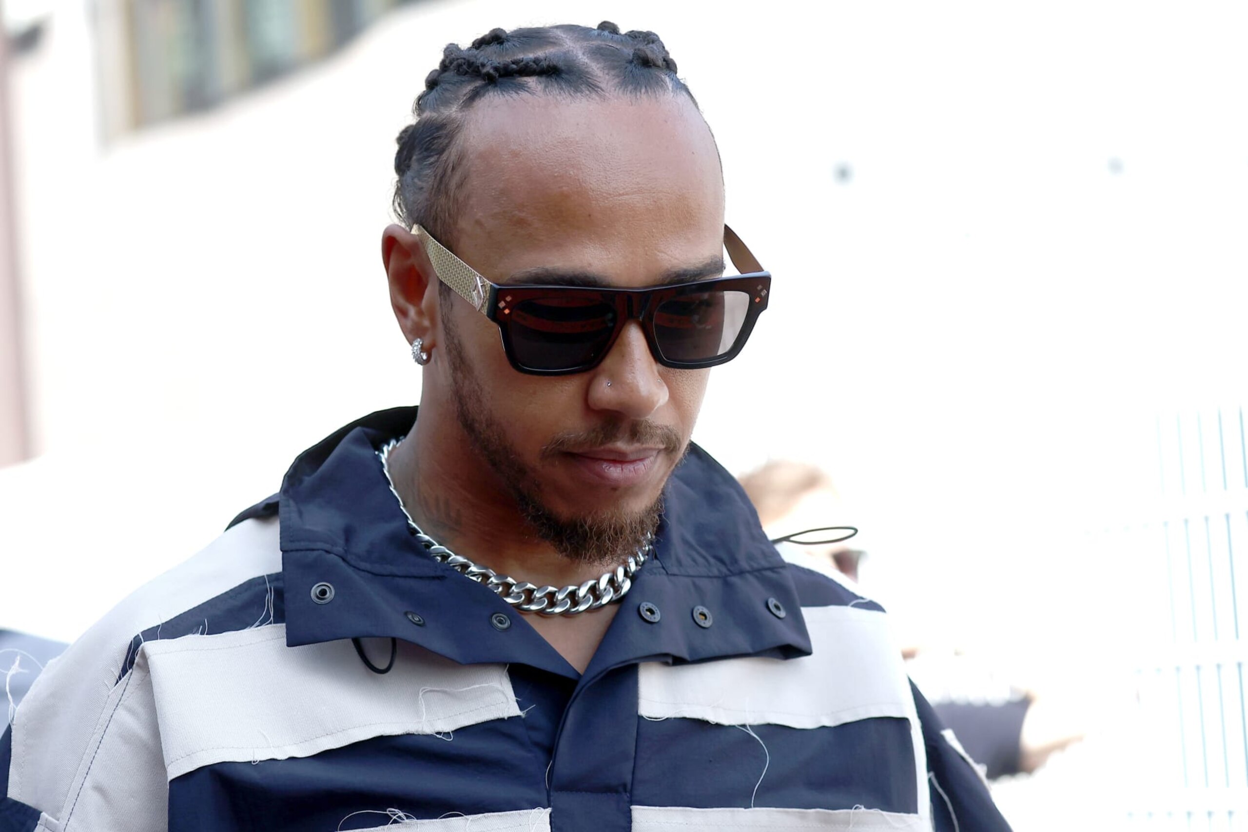 MONTE-CARLO, MONACO - 2024/05/26: Lewis Hamilton of Mercedes AMG Petronas F1 Team looks on during the F1 Grand Prix of Monaco . (Photo by Marco Canoniero/LightRocket via Getty Images) MONTE-CARLO, MONACO - 2024/05/26: Lewis Hamilton of Mercedes AMG Petronas F1 Team looks on during the F1 Grand Prix of Monaco . (Photo by Marco Canoniero/LightRocket via Getty Images)