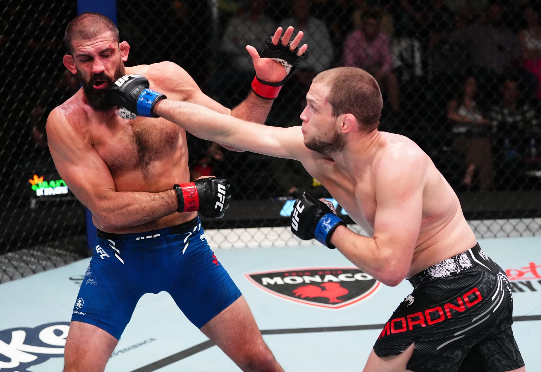 Alex Morono punches Court McGee
