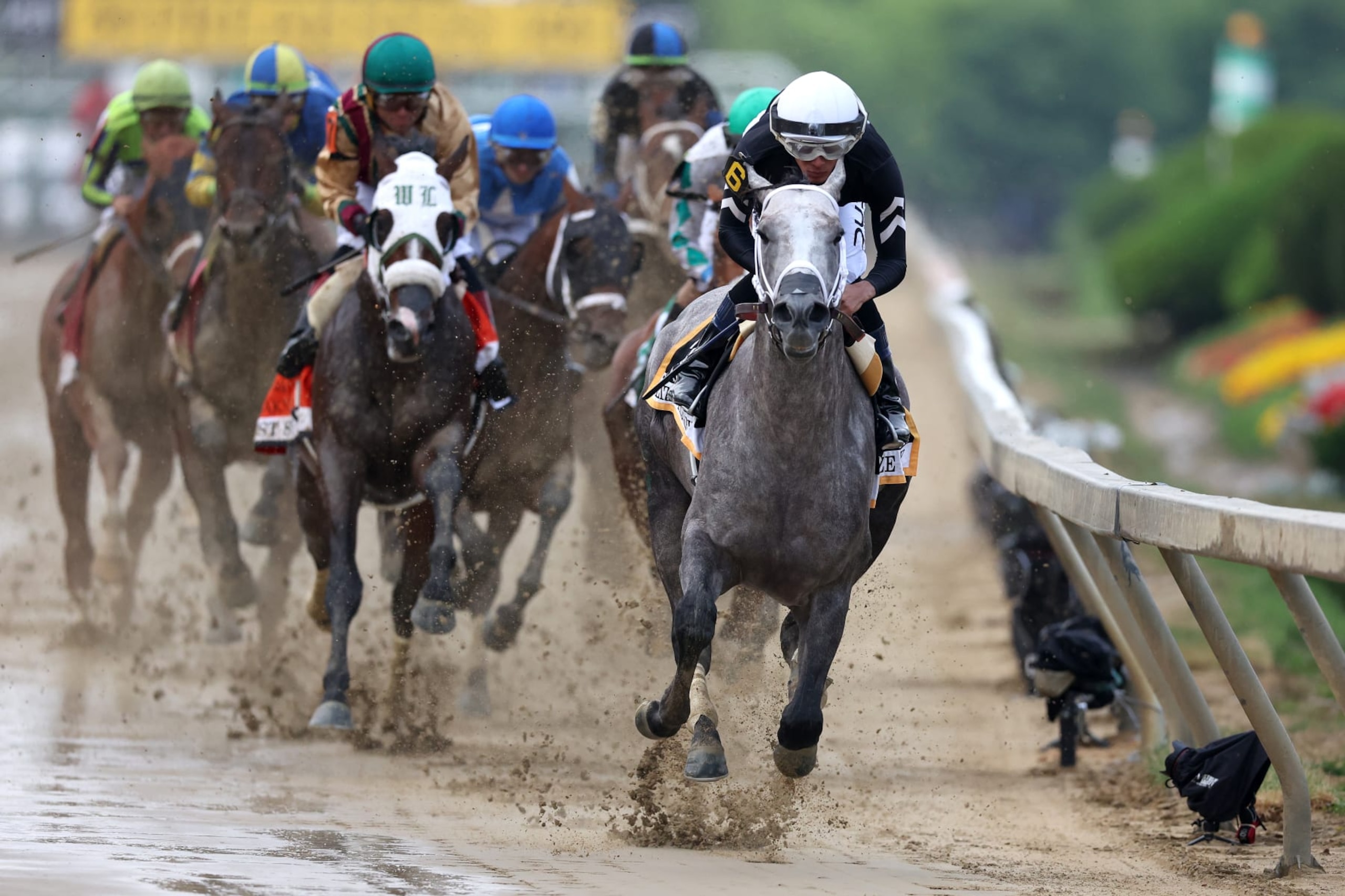 Seize the Grey winning the 2024 Preakness