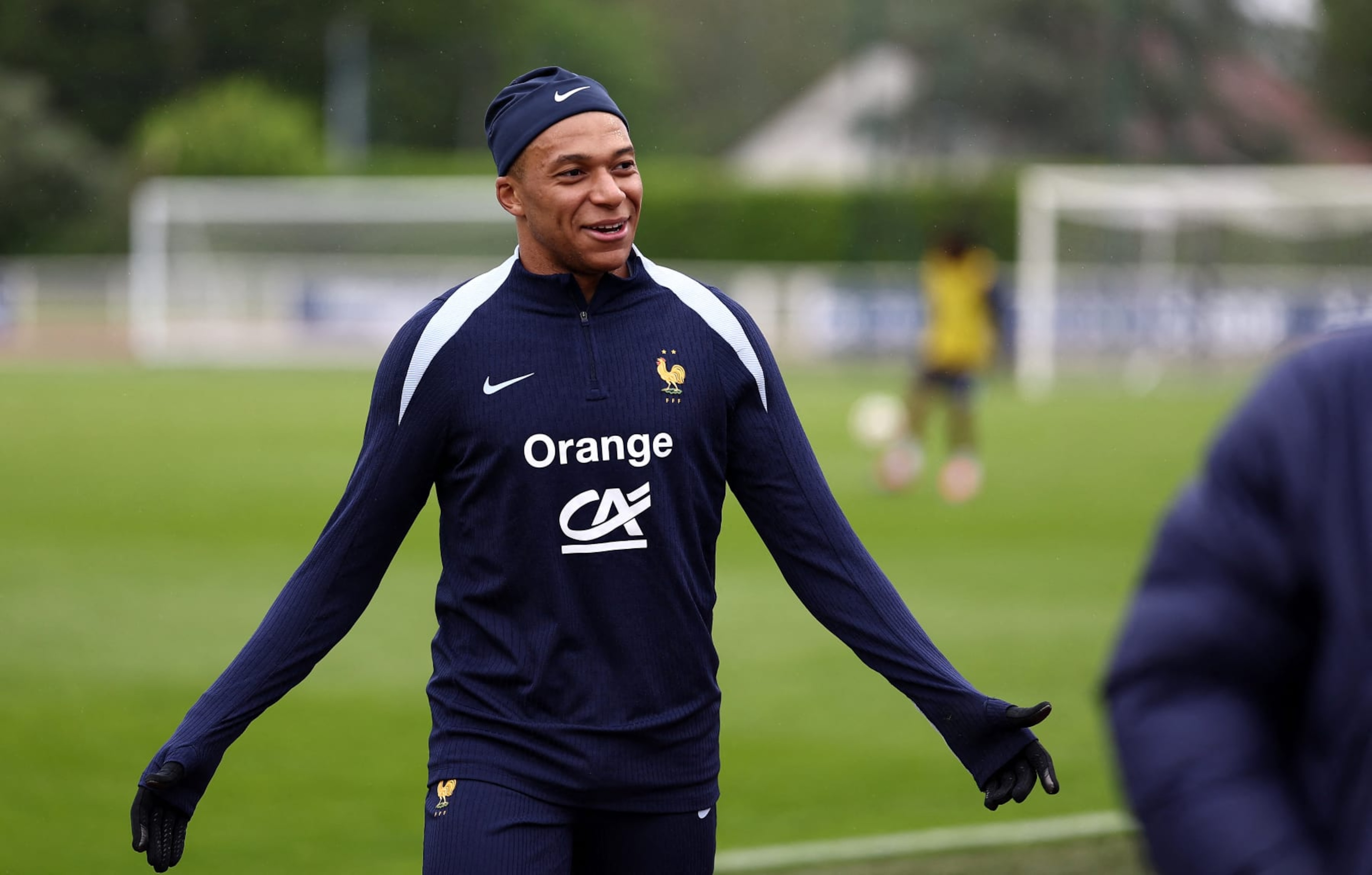 France's forward Kylian Mbappe leaves a training session as part of the team's preparation for upcoming UEFA Euro 2024 European football Championship in Clairefontaine-en-Yvelines on May 31, 2024. (Photo by FRANCK FIFE / AFP) (Photo by FRANCK FIFE/AFP via Getty Images) France's forward Kylian Mbappe leaves a training session as part of the team's preparation for upcoming UEFA Euro 2024 European football Championship in Clairefontaine-en-Yvelines on May 31, 2024. (Photo by FRANCK FIFE / AFP) (Photo by FRANCK FIFE/AFP via Getty Images)