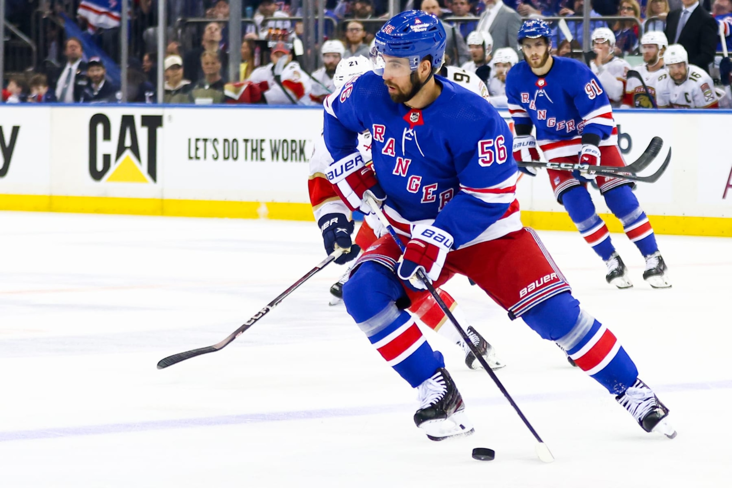 New York Rangers defenseman Erik Gustafsson