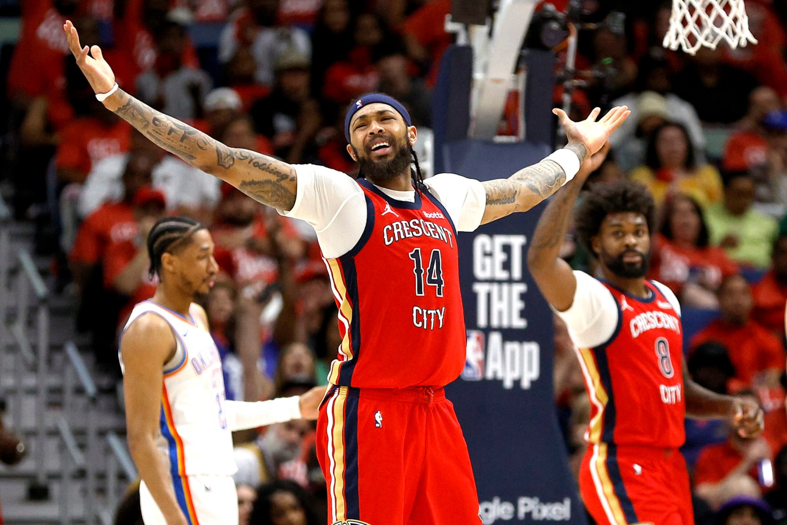 Pelicans forward Brandon Ingram Pelicans forward Brandon Ingram