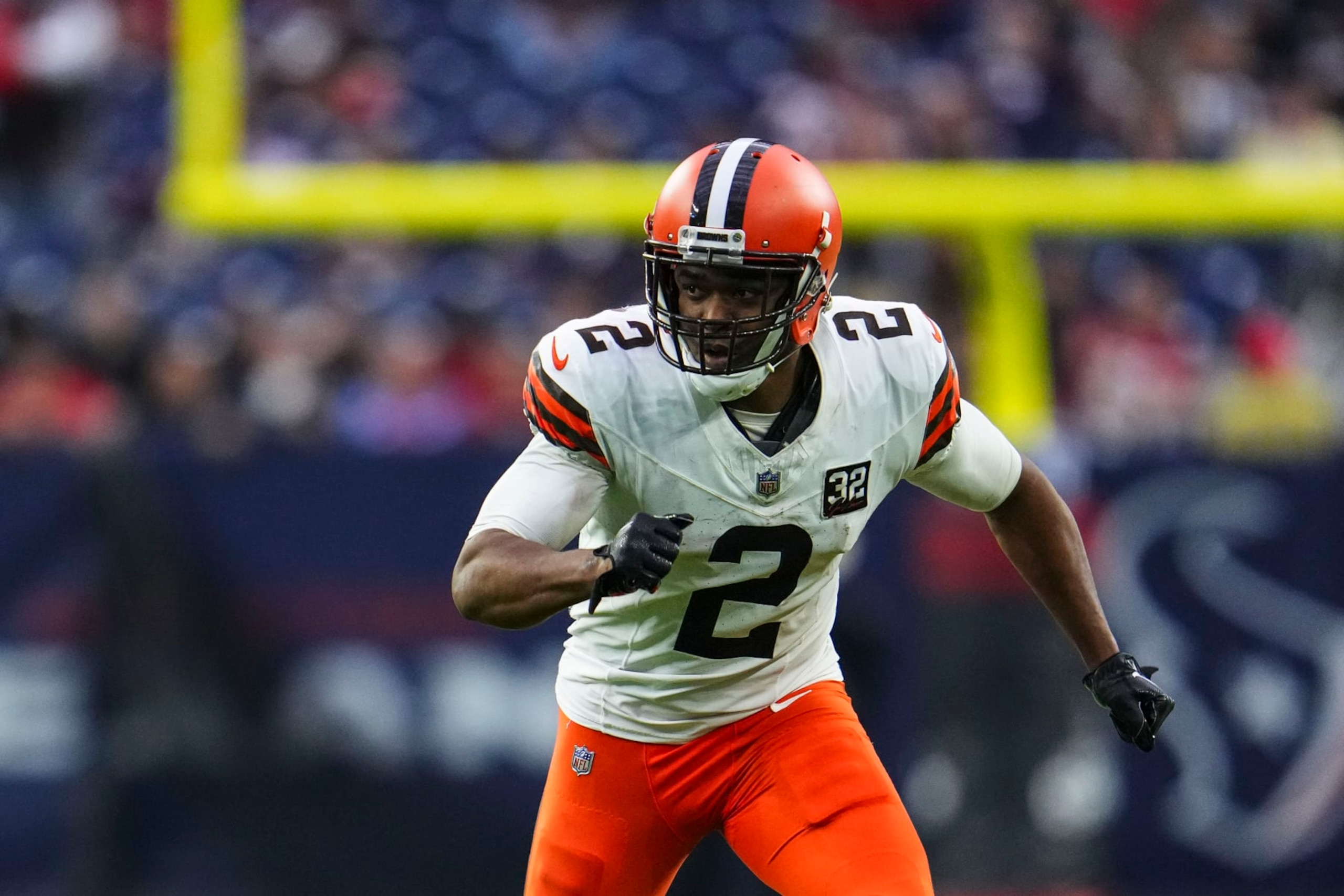 HOUSTON, TX - DECEMBER 24: Amari Cooper #2 of the Cleveland Browns runs a route during an NFL football game against the Houston Texans at NRG Stadium on December 24, 2023 in Houston, Texas. (Photo by Cooper Neill/Getty Images) HOUSTON, TX - DECEMBER 24: Amari Cooper #2 of the Cleveland Browns runs a route during an NFL football game against the Houston Texans at NRG Stadium on December 24, 2023 in Houston, Texas. (Photo by Cooper Neill/Getty Images)