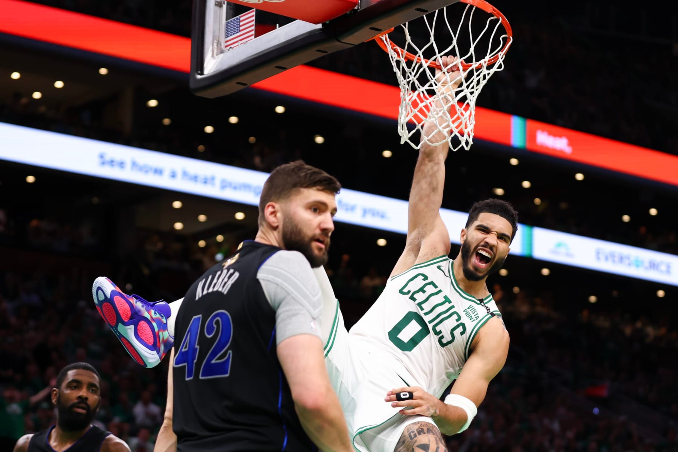 Maxi Kleber and Jayson Tatum