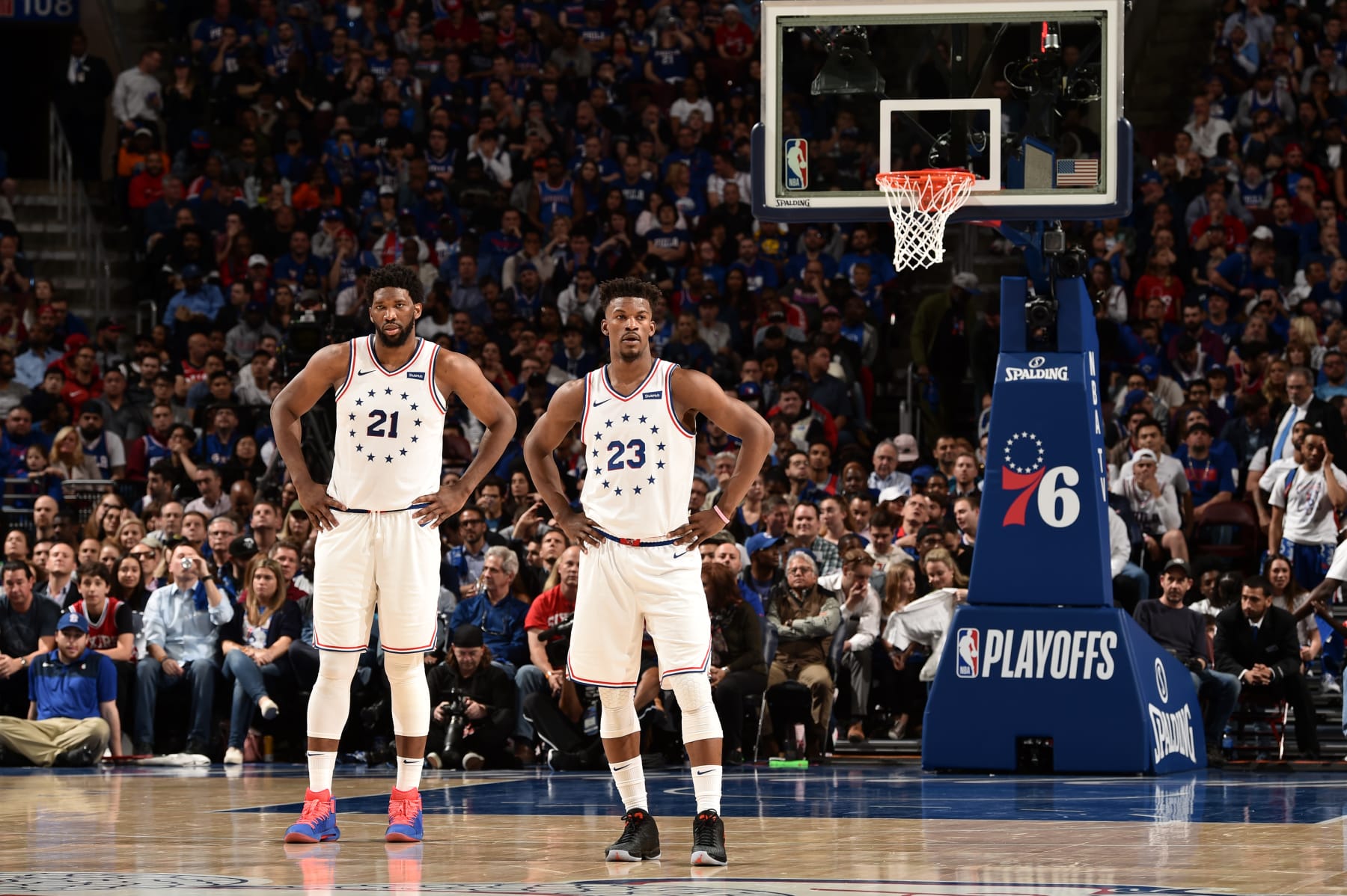 Joel Embiid and Jimmy Butler