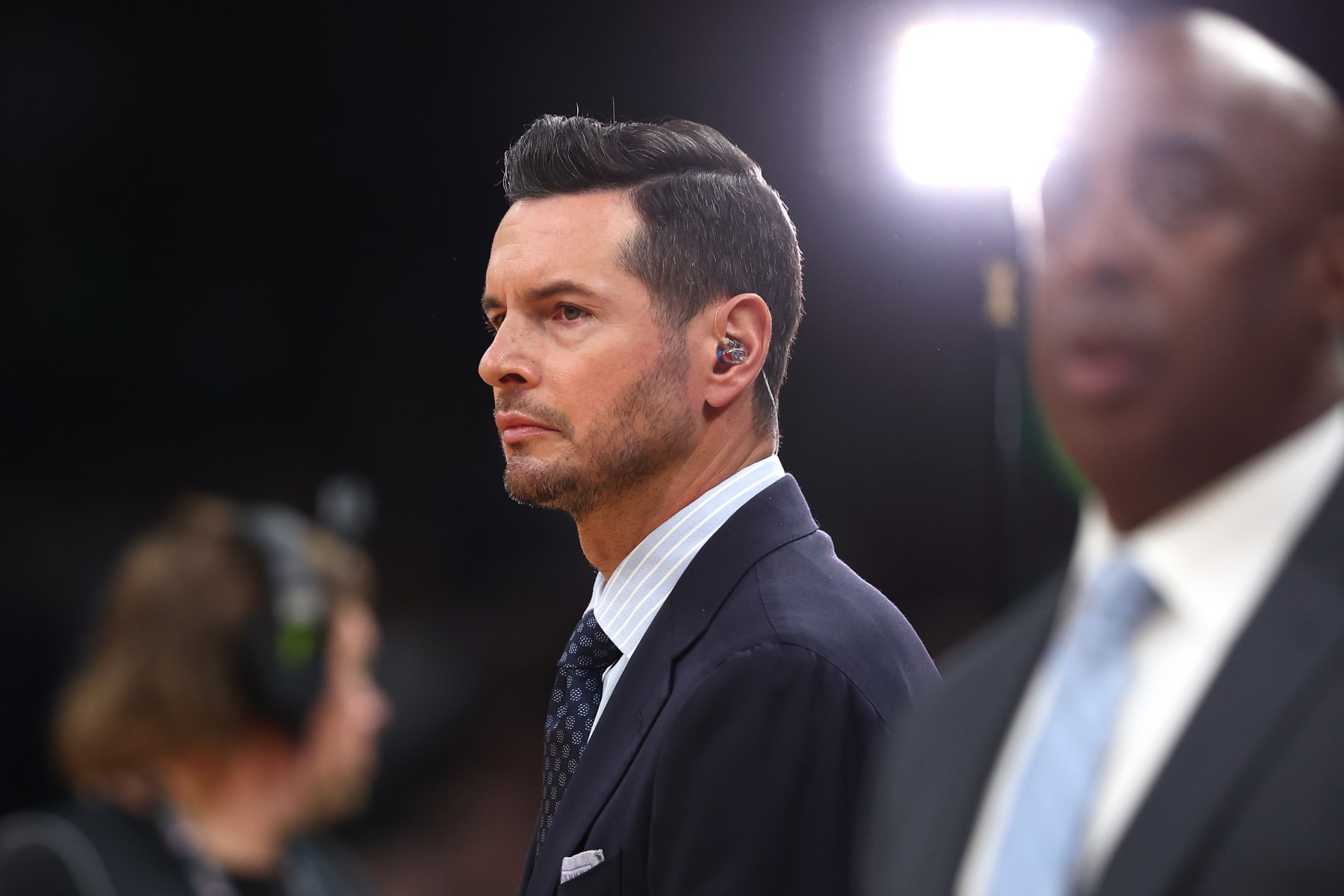 BOSTON, MASSACHUSETTS - JUNE 09: JJ Redick is seen prior to Game Two of the 2024 NBA Finals between the Boston Celtics and the Dallas Mavericks at TD Garden on June 09, 2024 in Boston, Massachusetts. NOTE TO USER: User expressly acknowledges and agrees that, by downloading and or using this photograph, User is consenting to the terms and conditions of the Getty Images License Agreement. (Photo by Maddie Meyer/Getty Images)