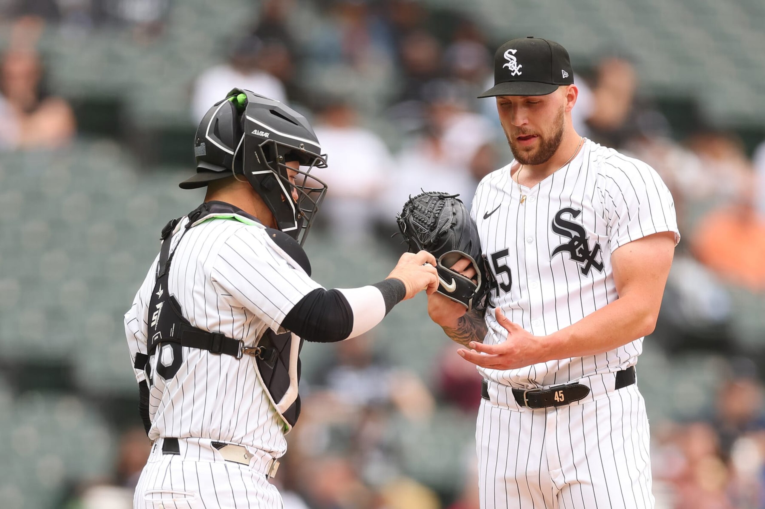 Korey Lee (L) and Garrett Crochet (R)