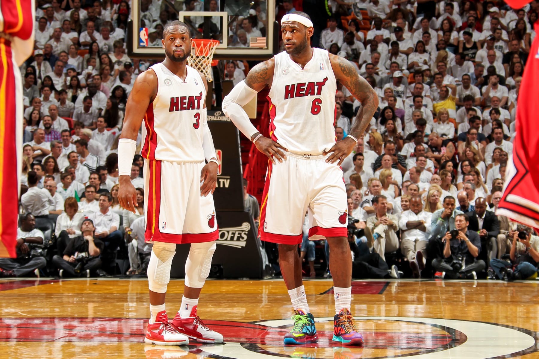 Dwyane Wade and LeBron James