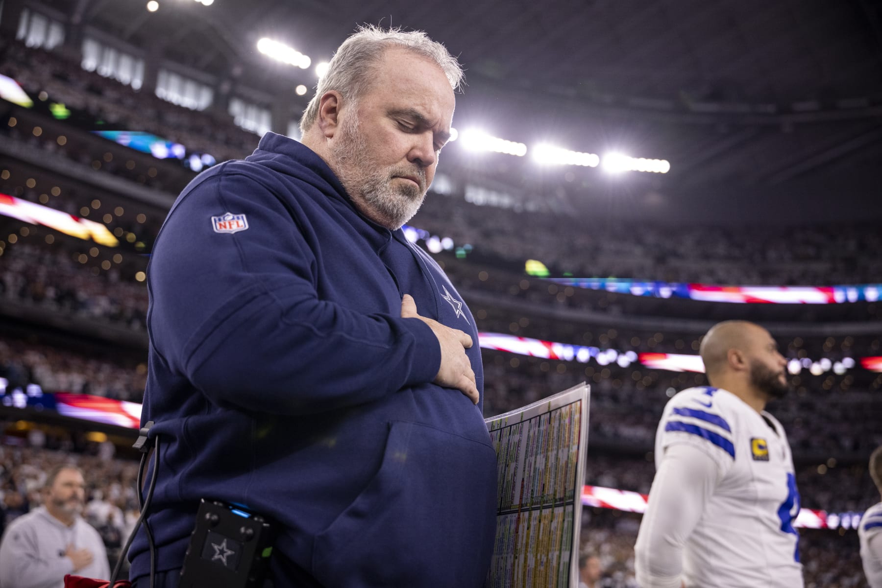 Cowboys head coach Mike McCarthy