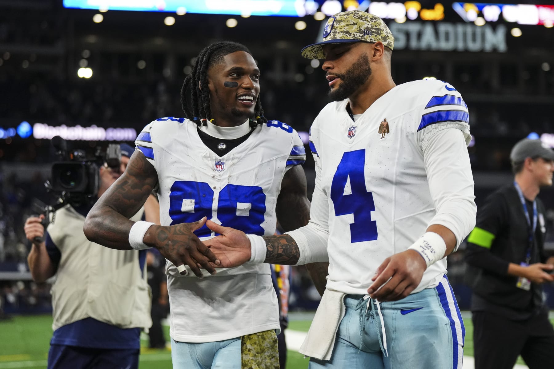 CeeDee Lamb and Dak Prescott