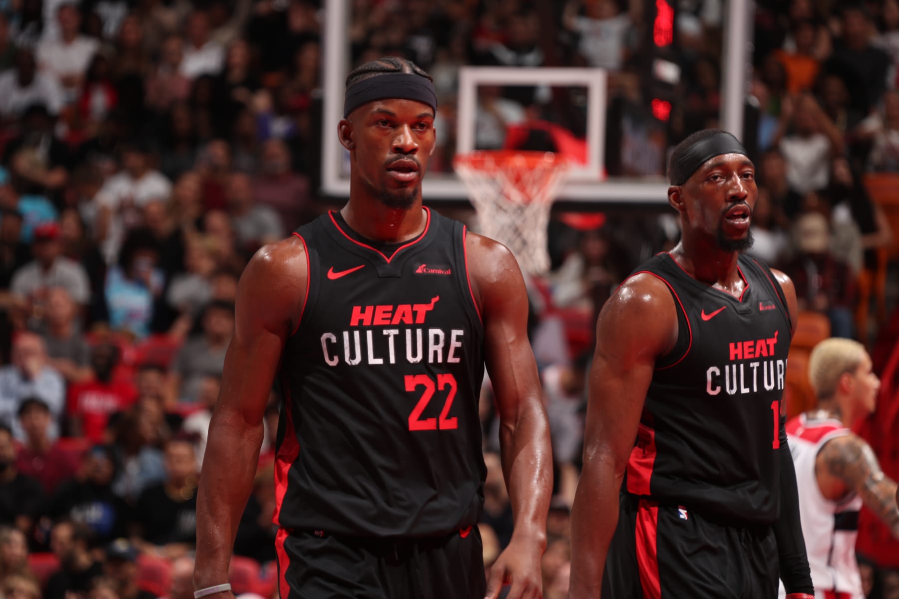 Jimmy Butler and Bam Adebayo