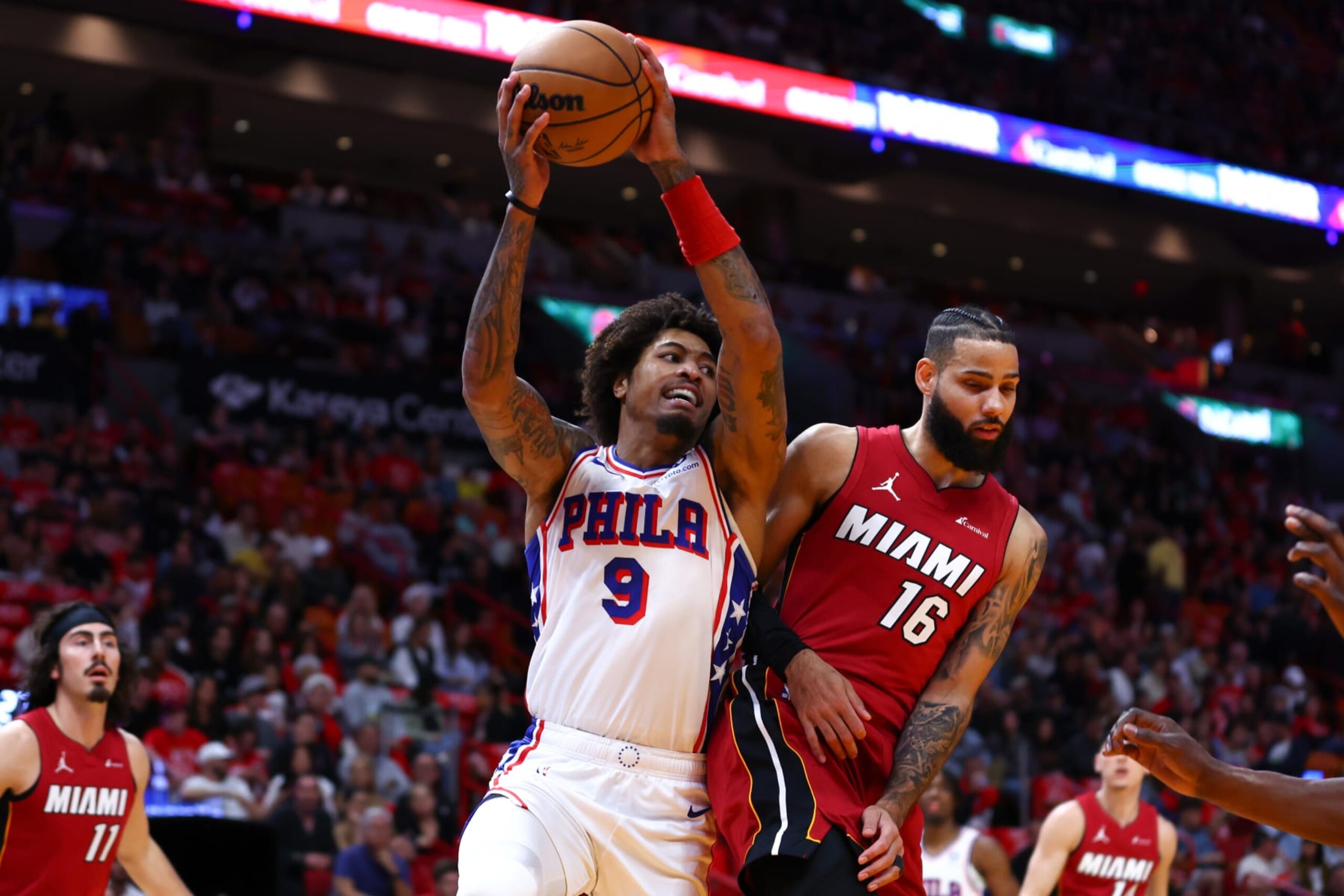 Kelly Oubre Jr., left, and Caleb Martin.