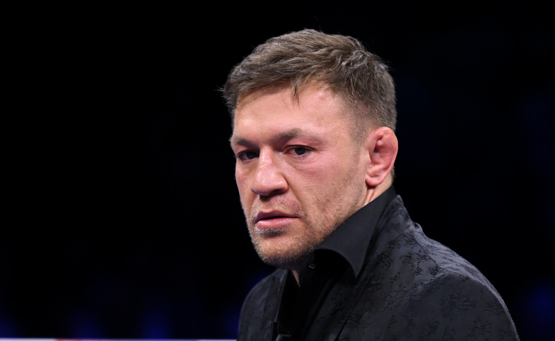 Dublin , Ireland - 20 May 2023; UFC fighter Conor McGregor after the undisputed super lightweight championship fight between Katie Taylor and Chantelle Cameron at the 3Arena in Dublin. (Photo By Stephen McCarthy/Sportsfile via Getty Images)