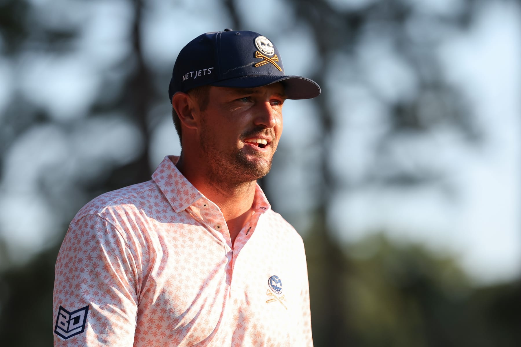 PINEHURST, NORTH CAROLINA - JUNE 15: Bryson DeChambeau of the United States looks on while playing the 16th hole during the third round of the 124th U.S. Open at Pinehurst Resort on June 15, 2024 in Pinehurst, North Carolina. (Photo by Gregory Shamus/Getty Images)