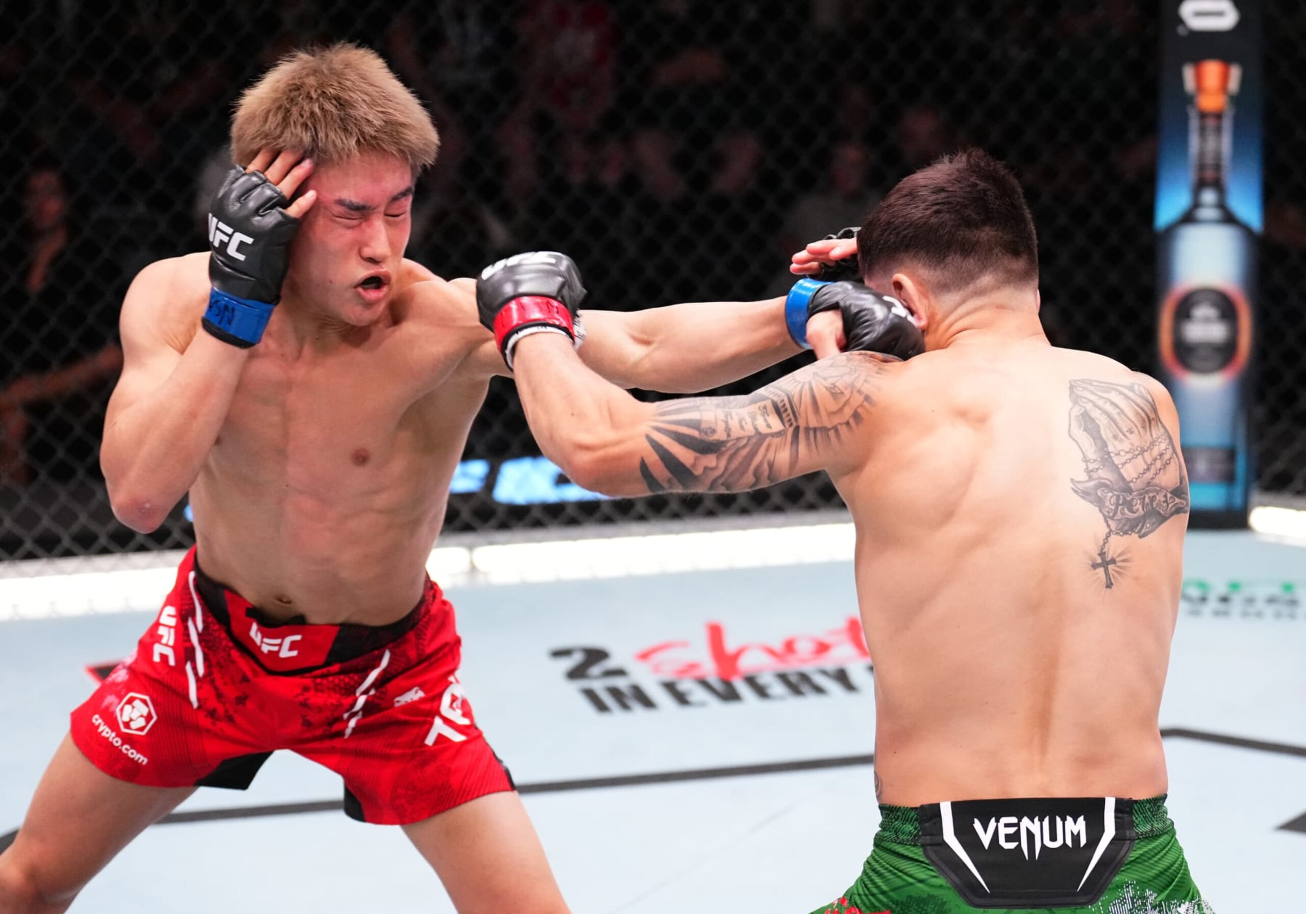Tatsuro Taira, left, and Alex Perez.