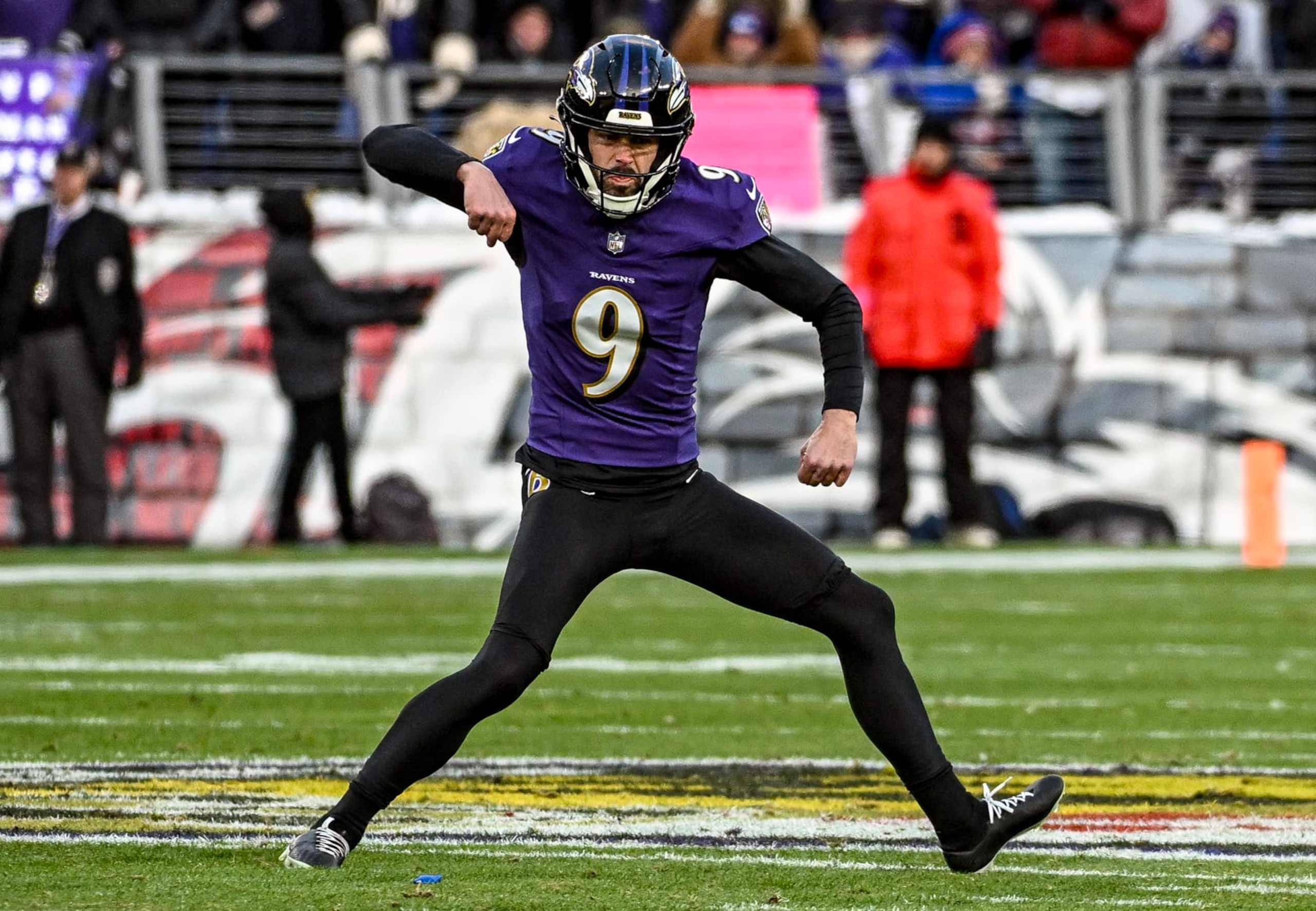 Ravens kicker Justin Tucker